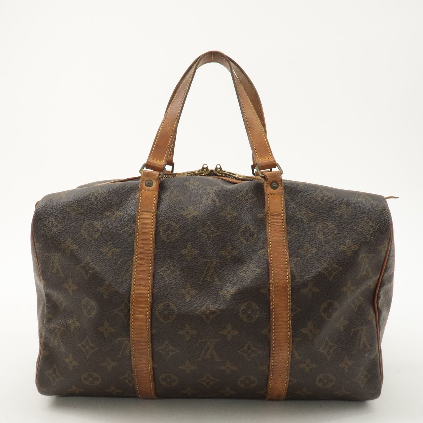 Louis Vuitton Monogram Sac Souple 35 Boston Bag Brown M41626