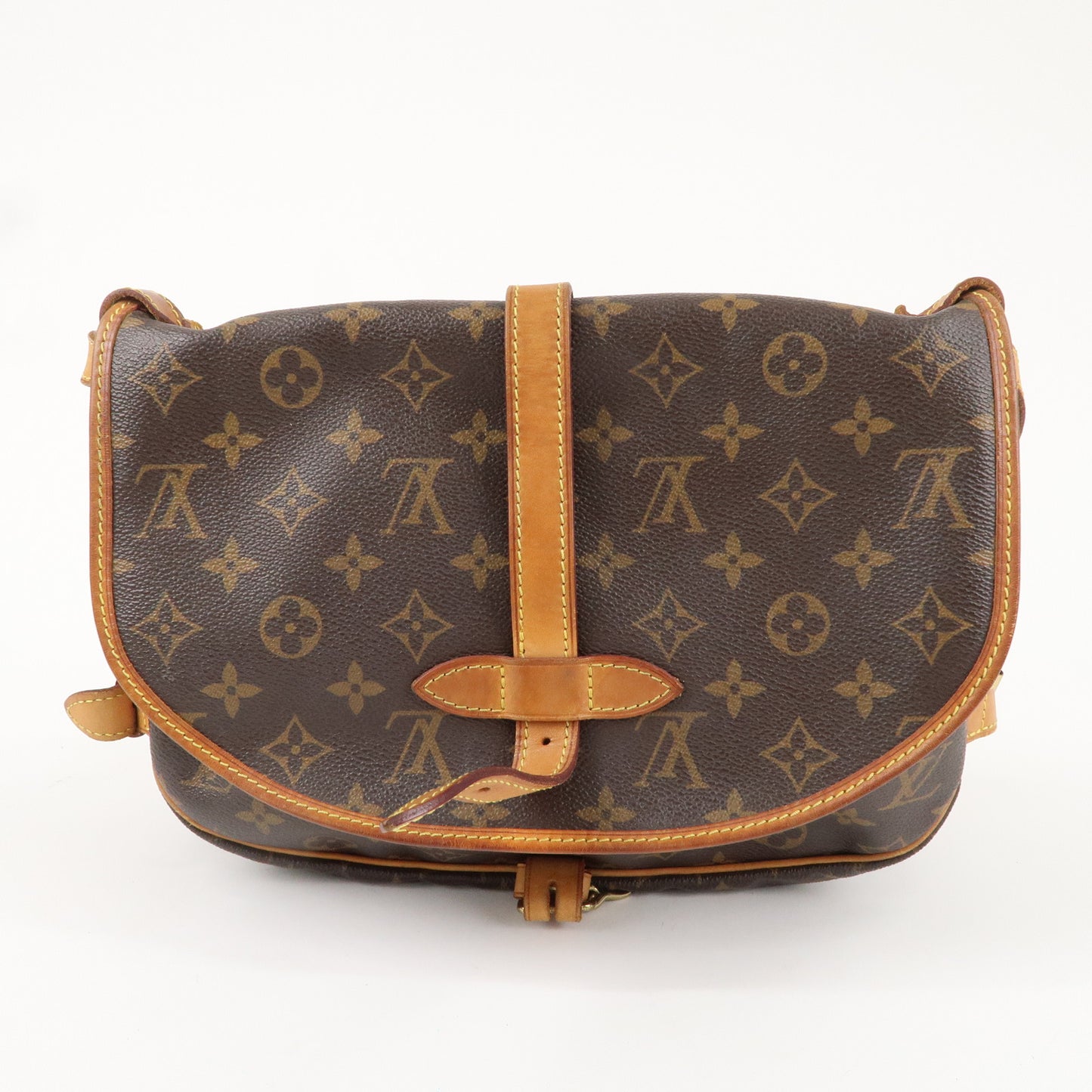 Louis Vuitton Monogram Saumur 30 Crossbody Bag Brown M42256