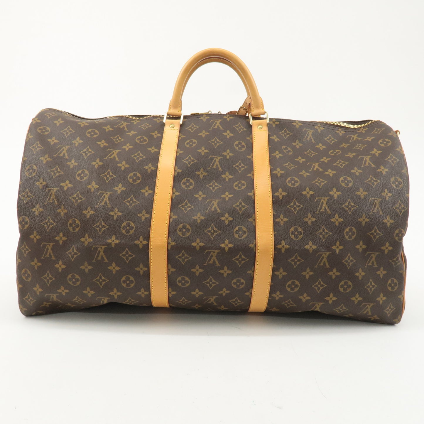 Louis Vuitton Monogram Keep All Bandouliere 60 Bag Brown M41412