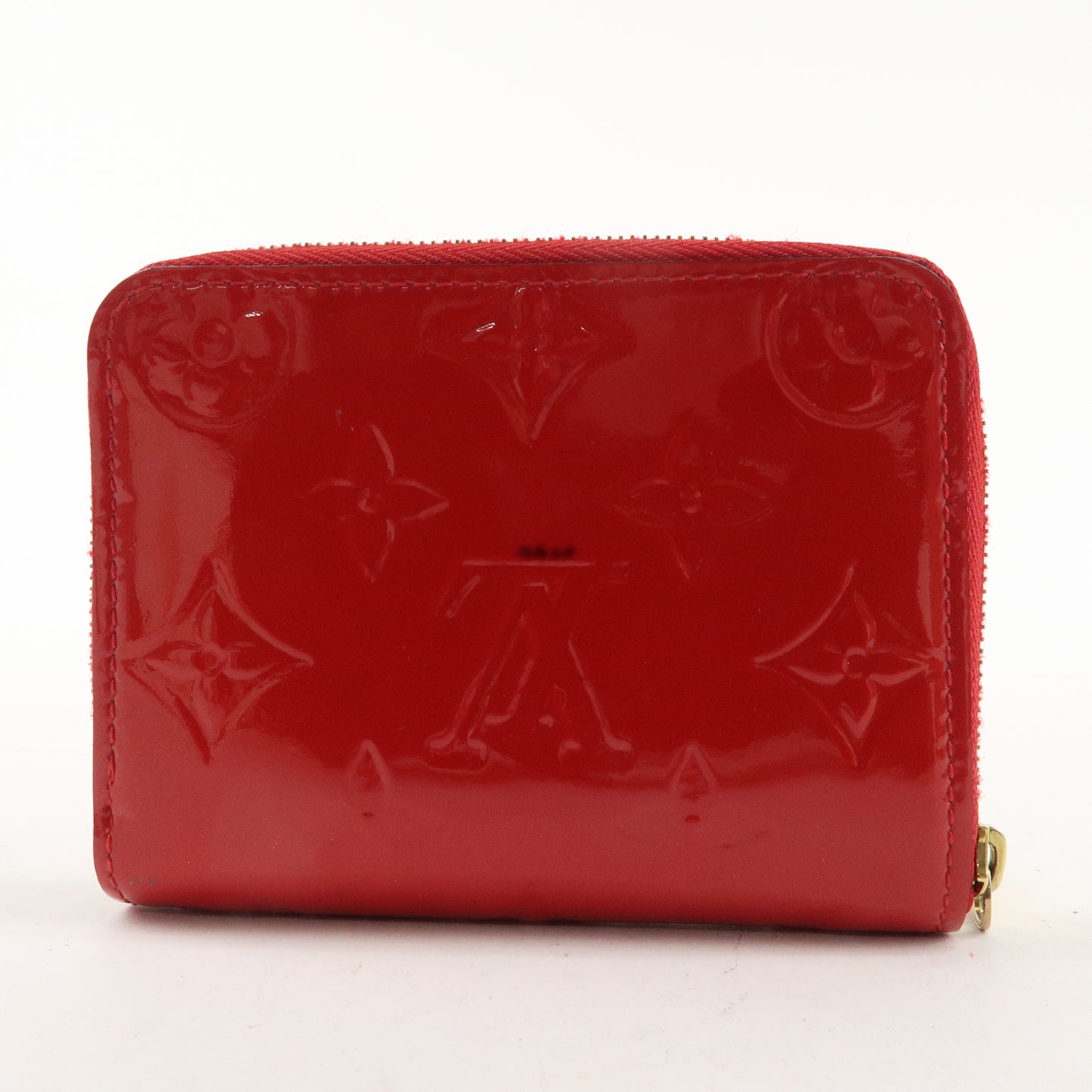 Louis Vuitton Monogram Vernis Zippy Coin Purse Cerise M90202