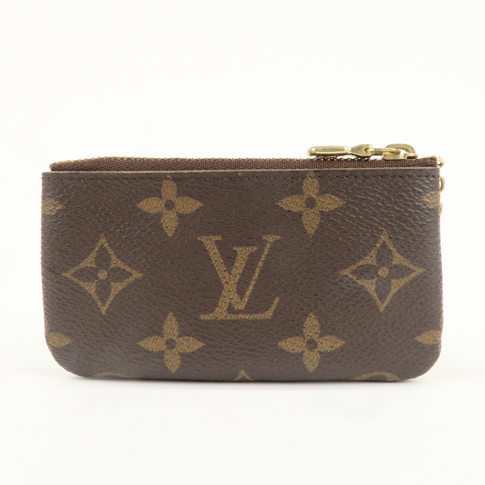 Louis Vuitton Monogram Pochette Cles Coin Case Key Case  M62650