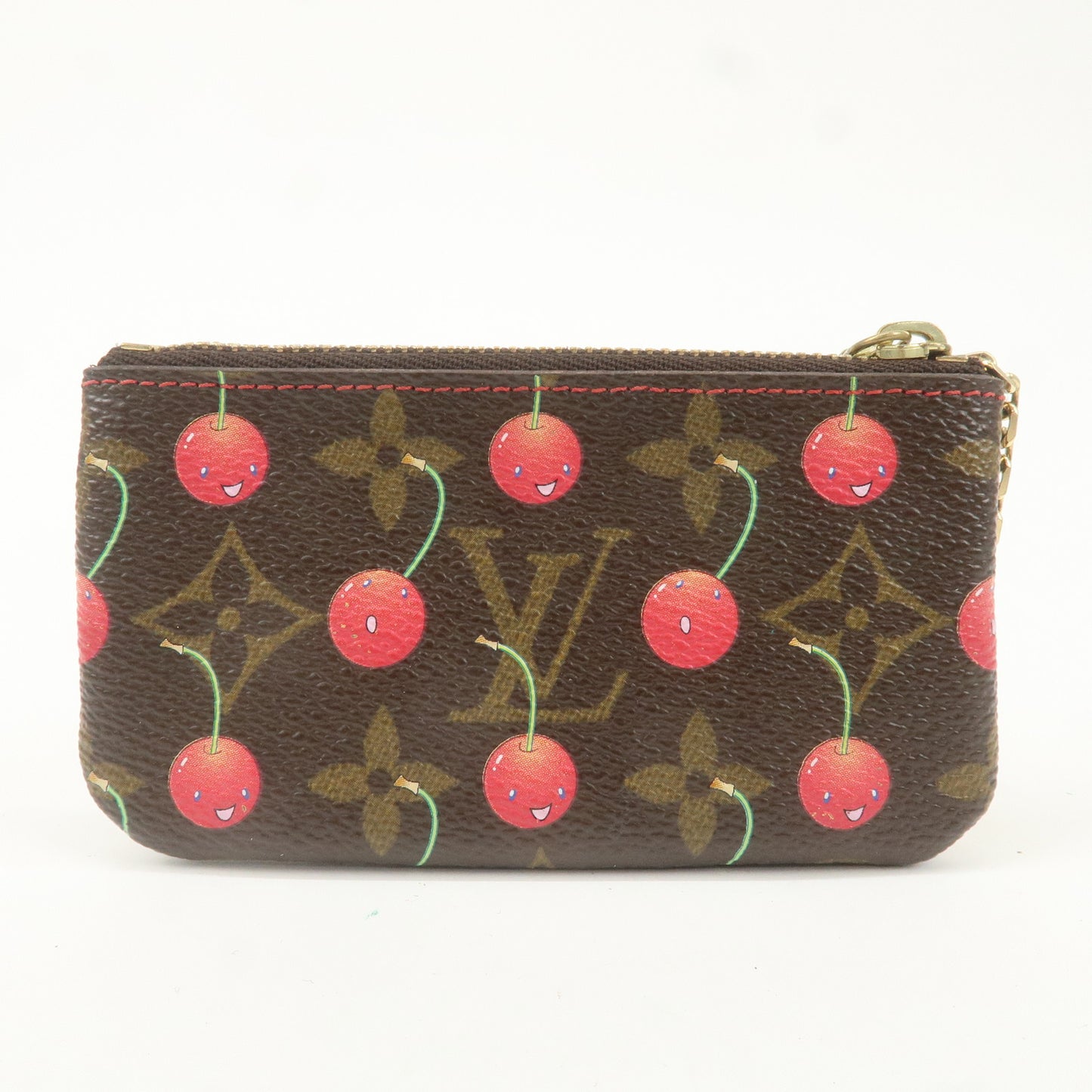 Louis Vuitton Murakami Cherry Pochette Cles Coin Case M95042