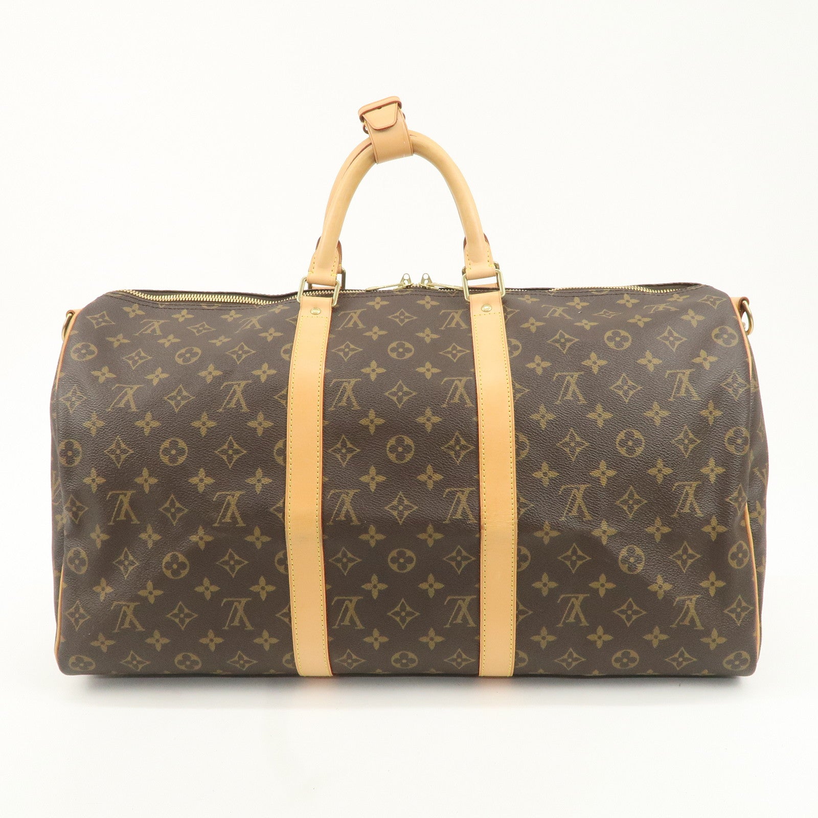 Louis Vuitton Monogram Keep All Bandouliere 50 Boston Bag M41416