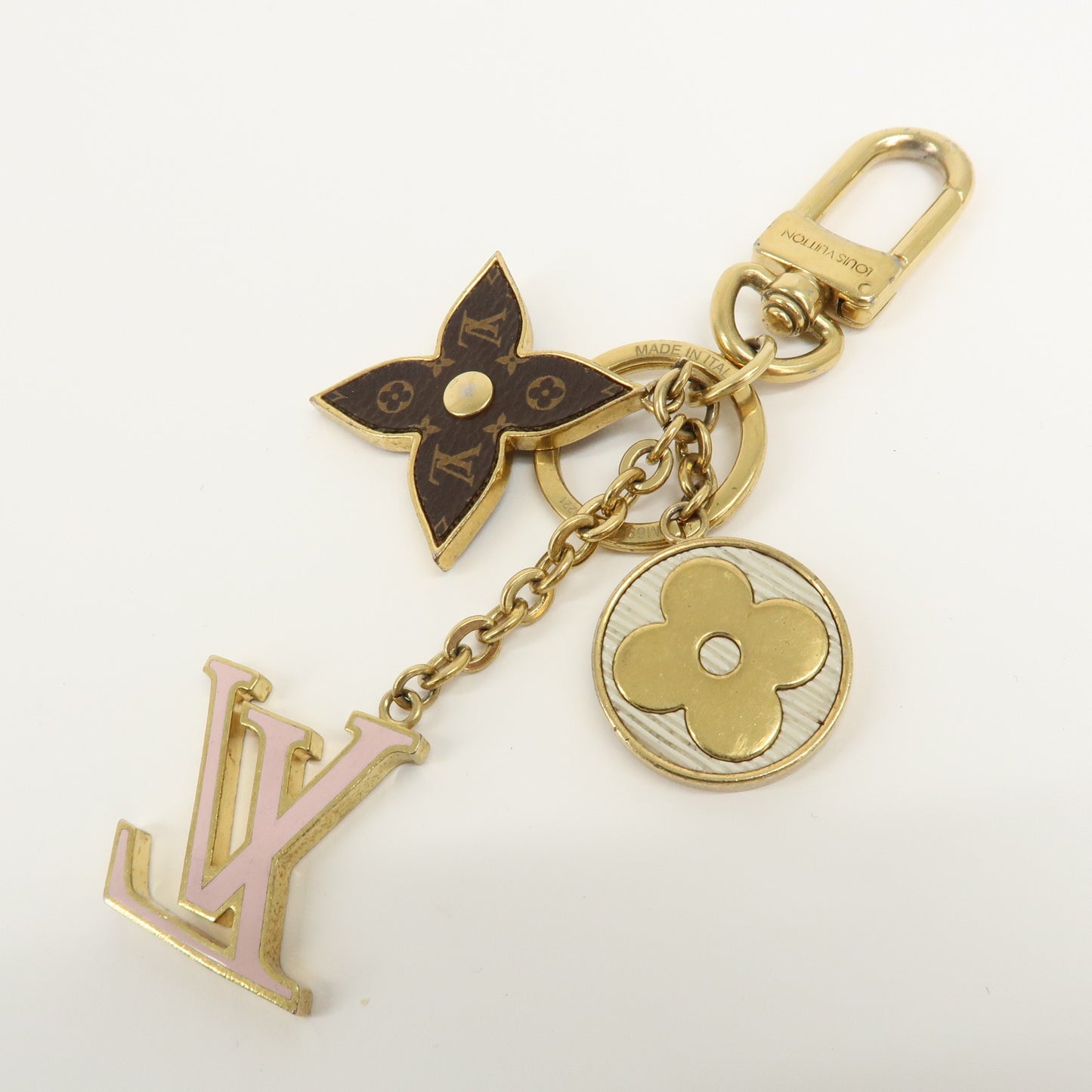 Louis Vuitton Porte Cles Spring Street Bag Charm Gold M69008