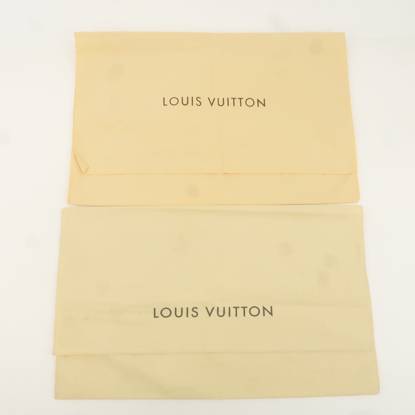 Louis Vuitton Set of 10 Dust Bag Storage Bag Flap Beige