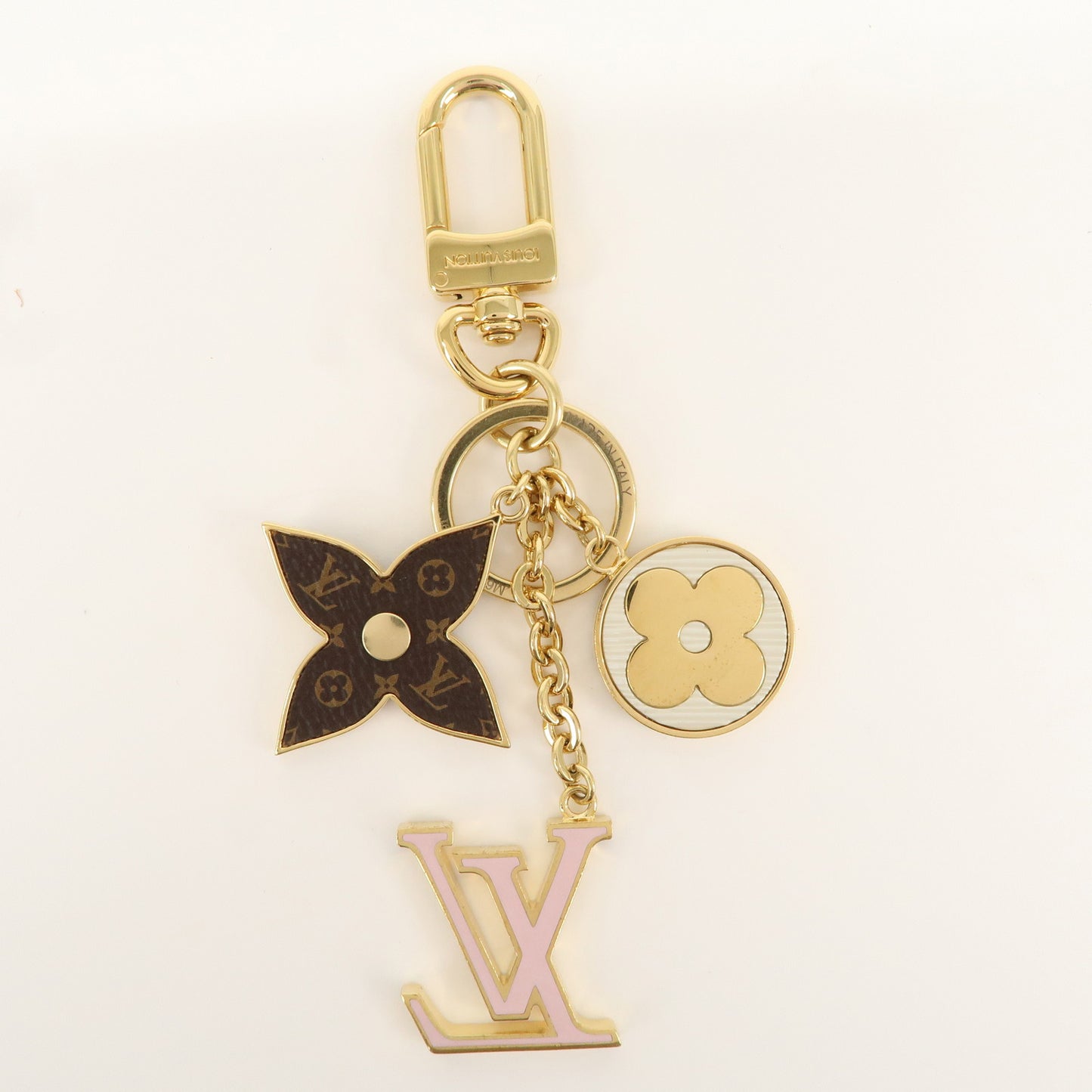 Louis Vuitton Porte Cles Spring Street Bag Charm Gold M69008