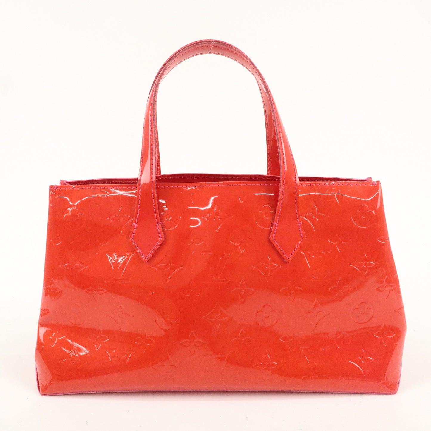 Louis Vuitton Monogram Vernis Wilshire PM Rose Pop M93643