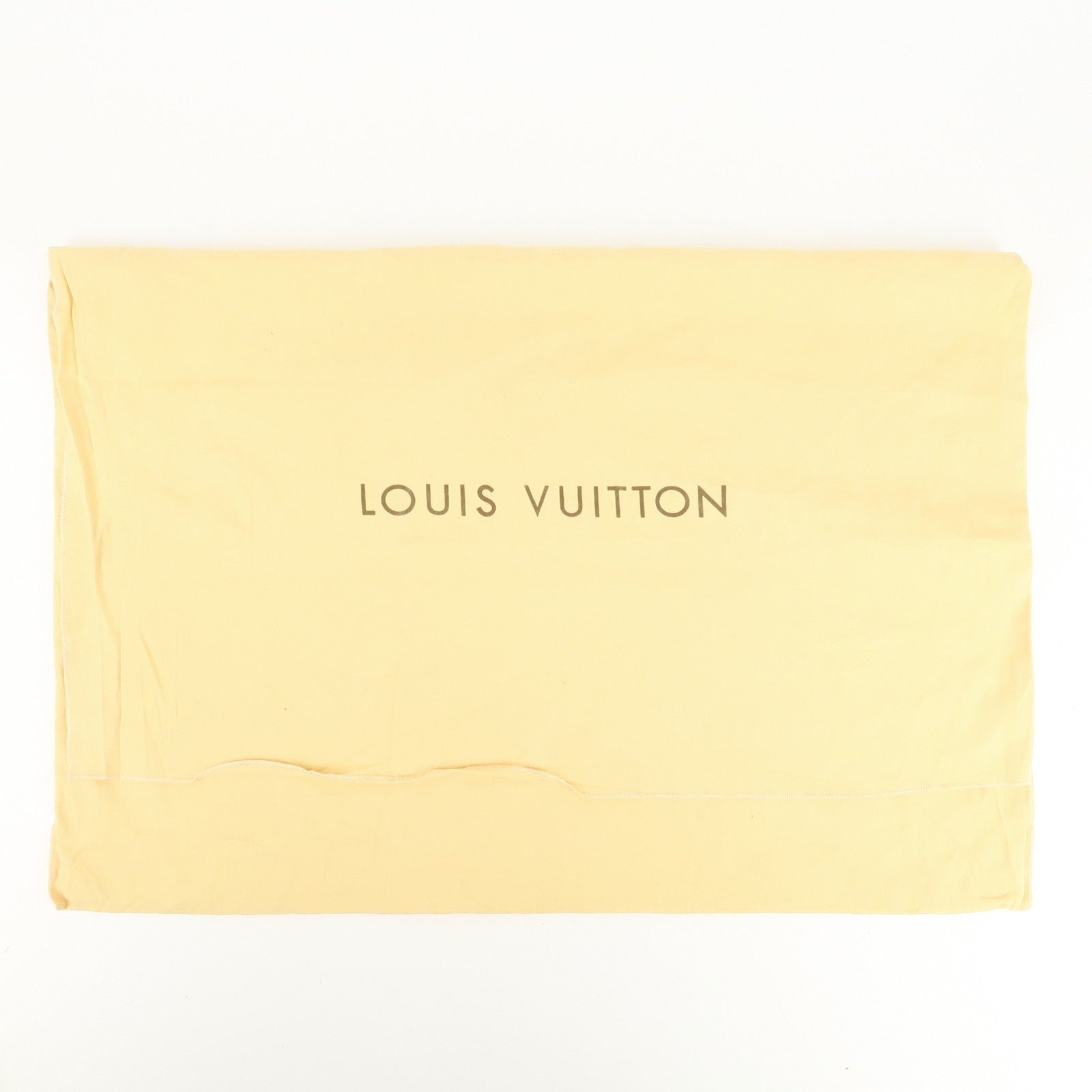 Louis Vuitton Set of 10 Dust Bag Storage Bag Flap New Style Beige