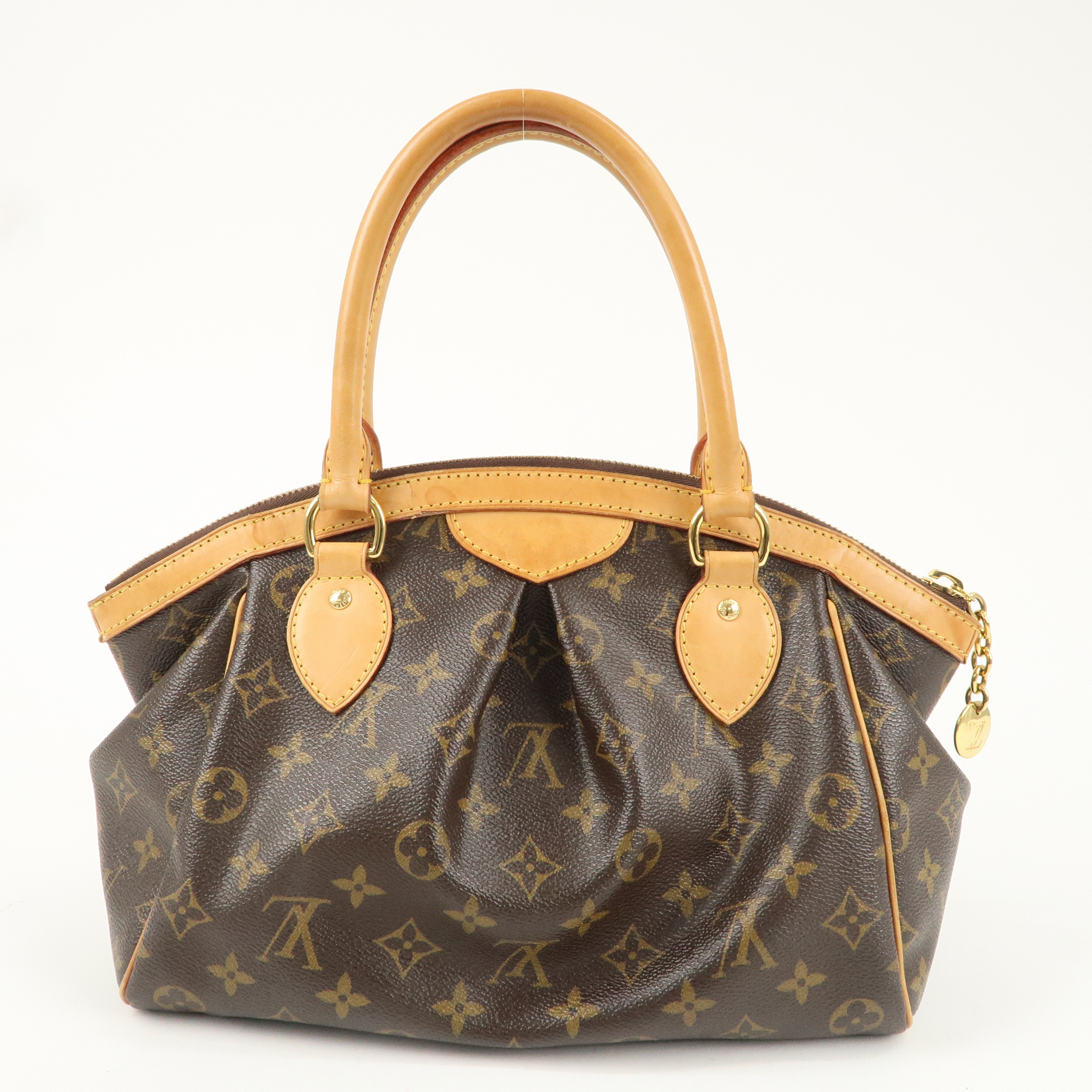 Louis Vuitton Monogram Tivoli PM Hand Bag Brown M40143