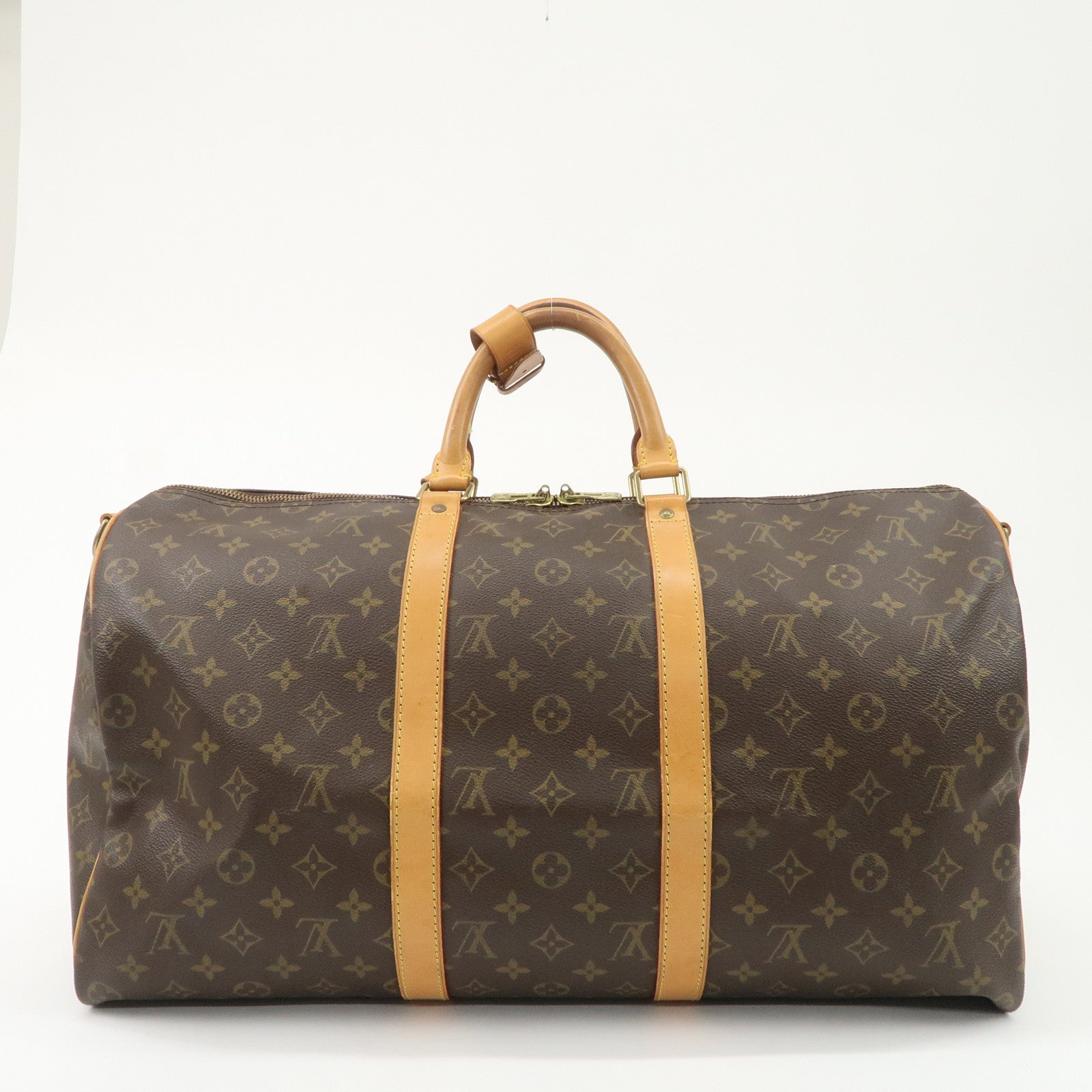 Louis Vuitton Monogram Keep All Bandouliere 50 Boston Bag M41416