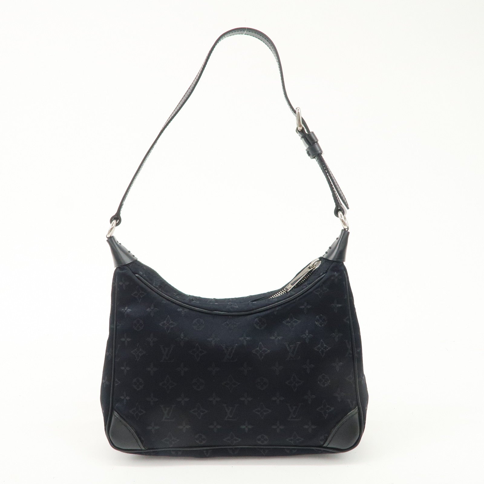 Louis Vuitton Monogram Satin Little Boulogne Hand Bag M92142 Used