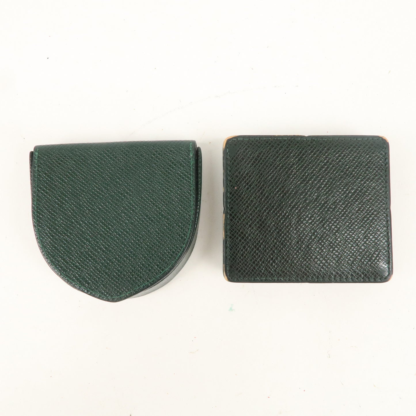 Louis Vuitton Taiga Set of 2 Coin Case Epicea M30384 M30374