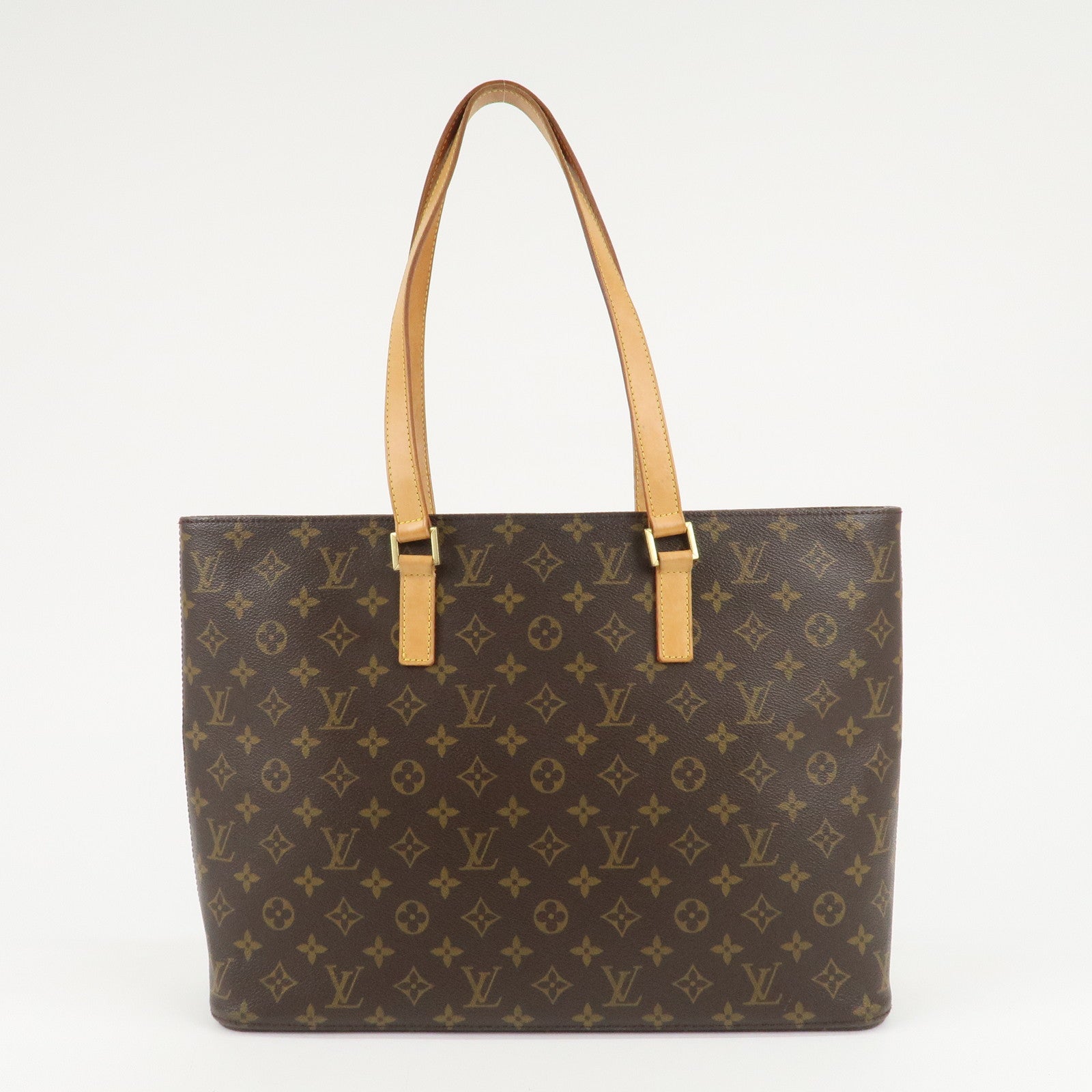 Louis Vuitton Monogram Luco Tote Bag Hand Bag Brown M51155