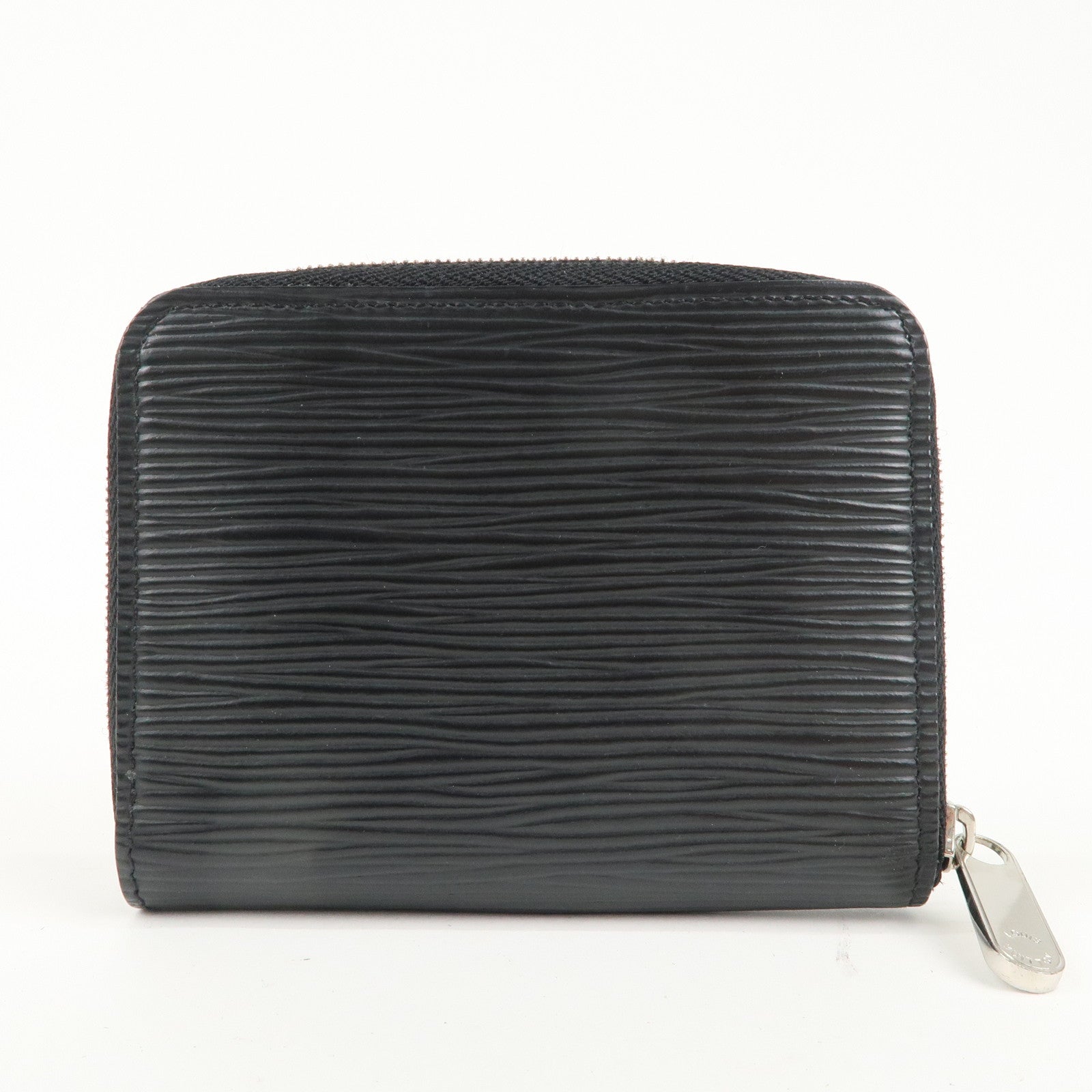 Louis Vuitton Epi Leather Zippy Coin Case Wallet Noir M60152