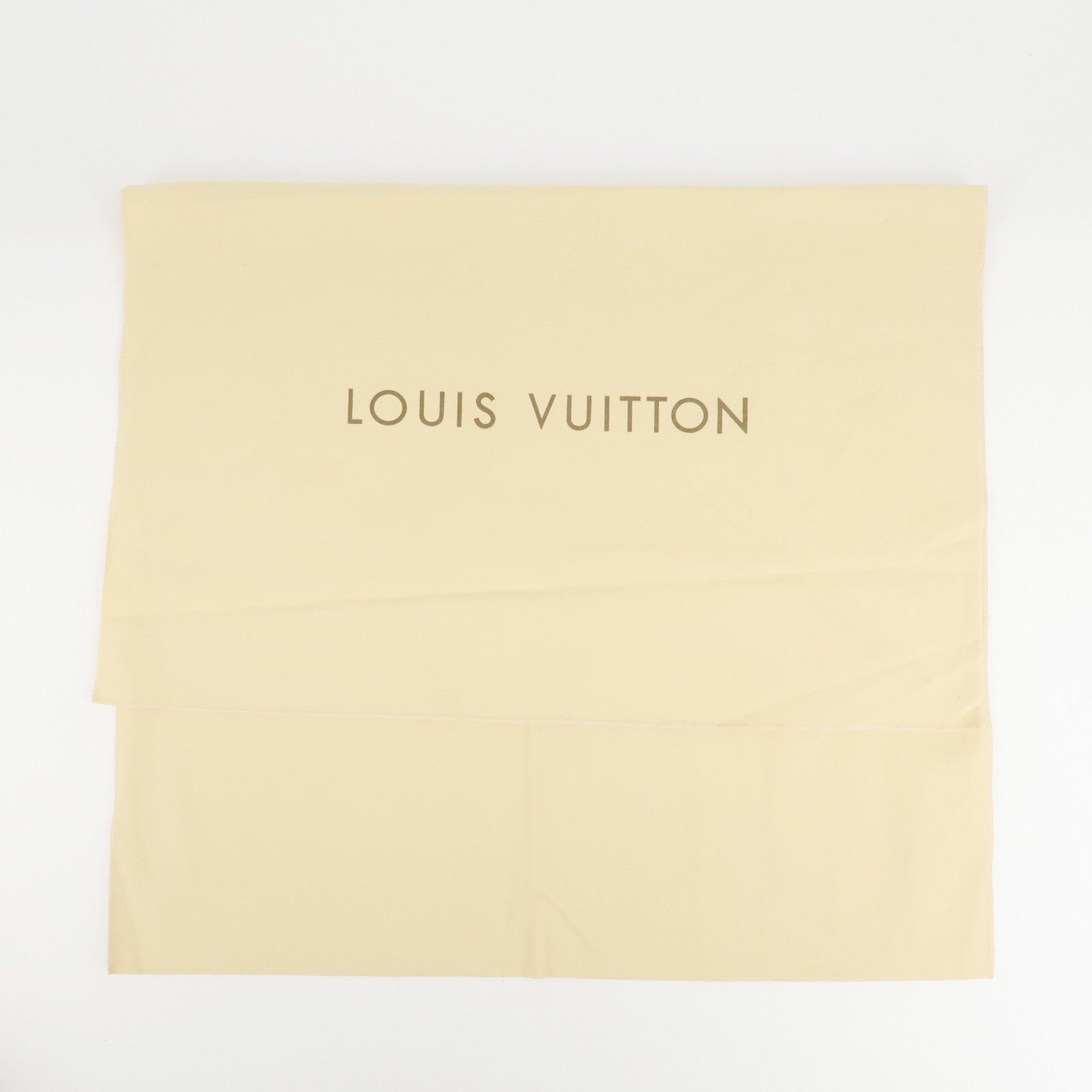 Louis Vuitton Set of 10 Dust Bag Storage Bag Flap Style Beige