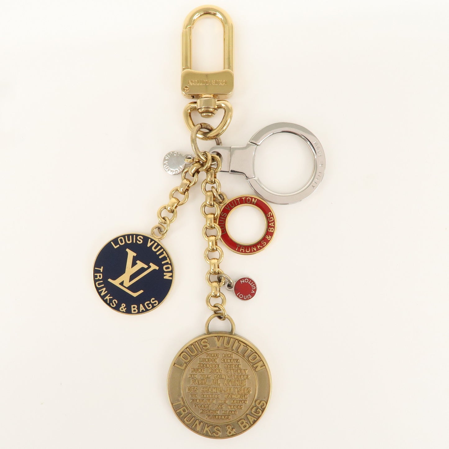 Louis Vuitton Porte Cles Chene T&B Bag Charm Key Holder M60076