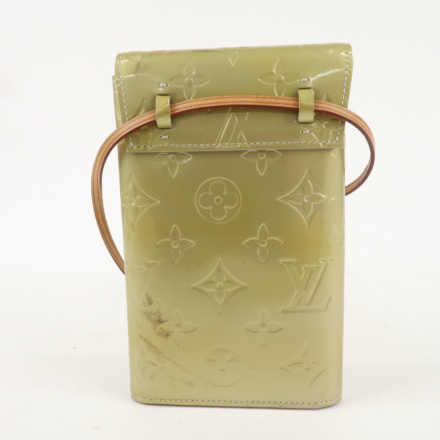 Louis Vuitton Monogram Vernis Walker Wallet Purse Gris M91031