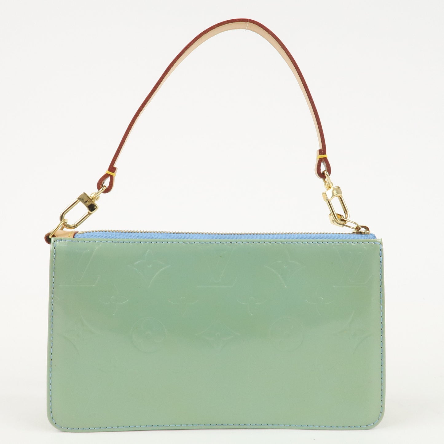 Louis Vuitton Monogram Vernis Lexington Pouch Baby Blue M91011