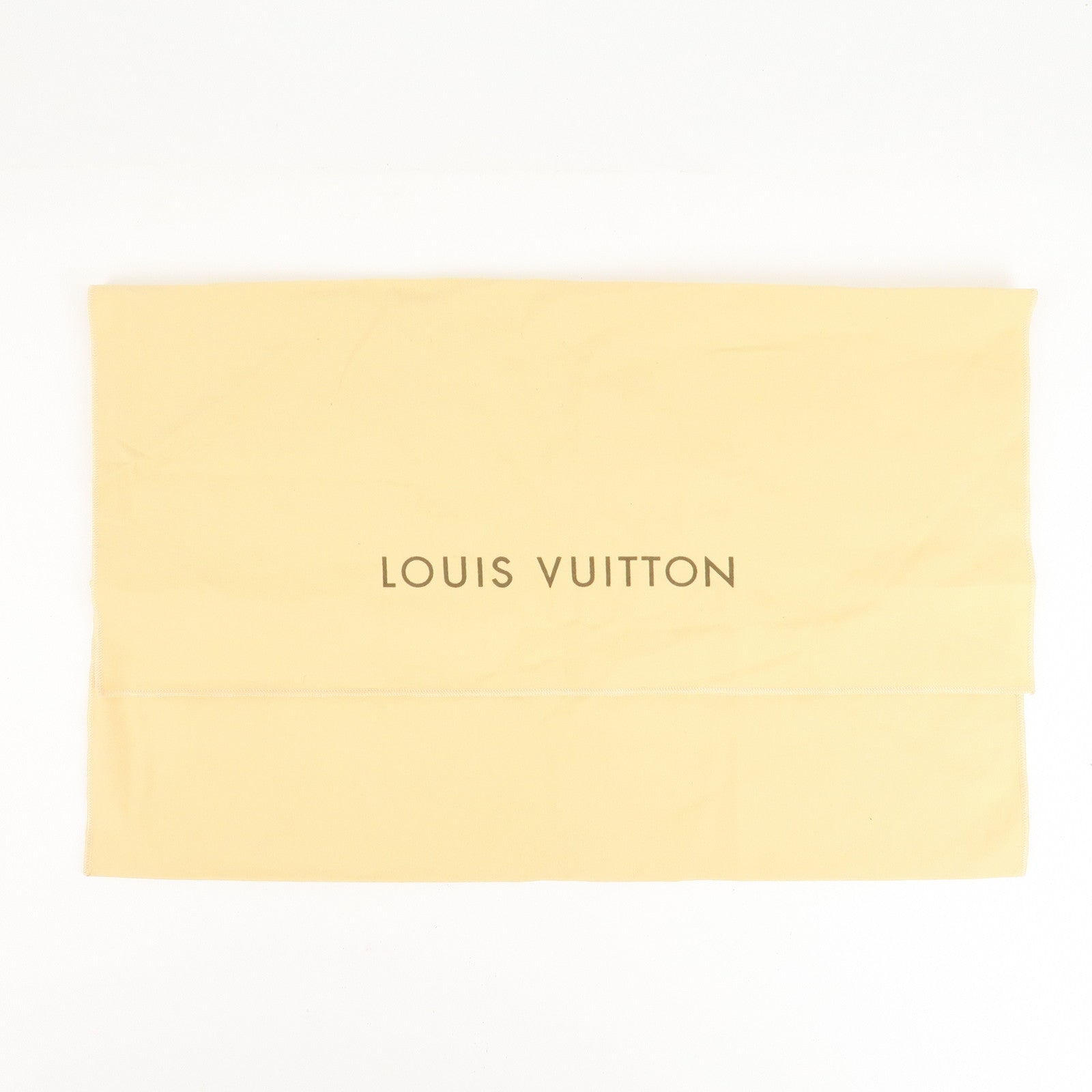 Louis Vuitton Set of 10 Dust Bag Storage Bag Flap New Style Beige