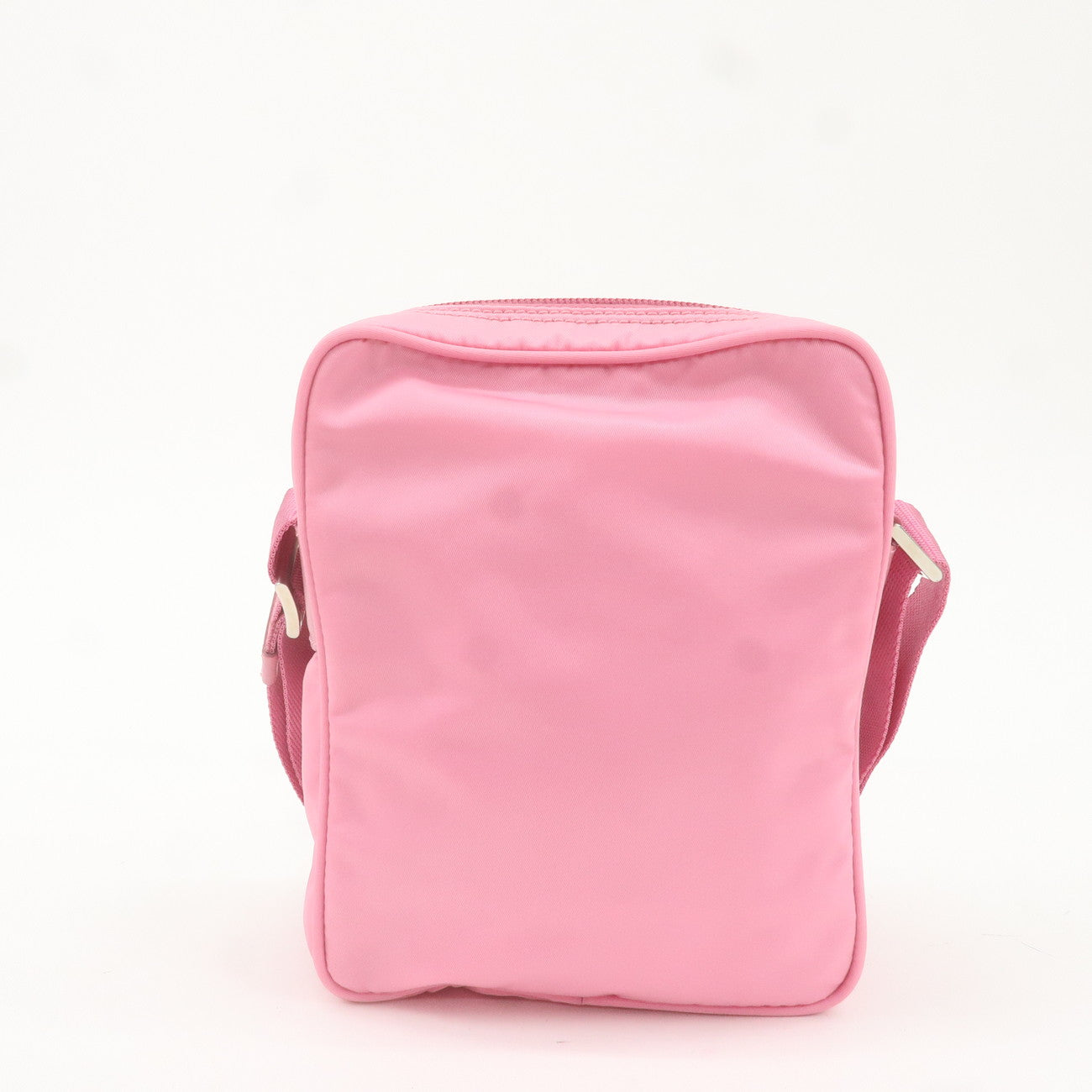 PRADA Nylon Leather Shoulder Bag Pouch Purse Pink BT0169