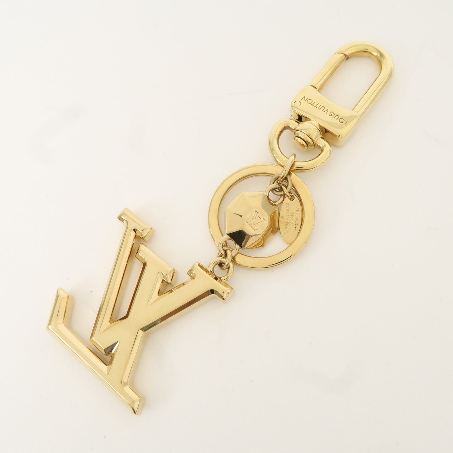 Louis Vuitton Porte Cles LV Facettes Bag Charm Gold M65216