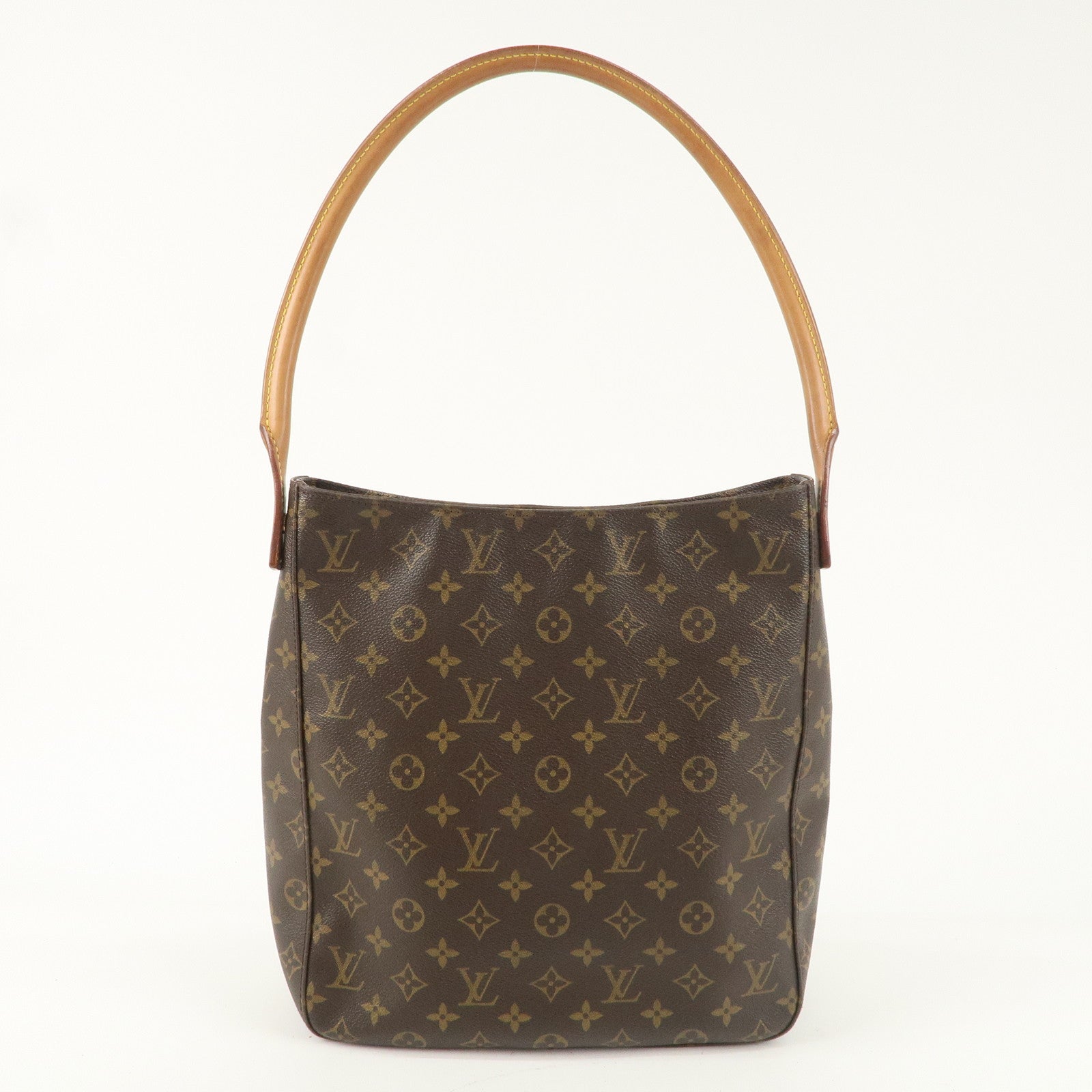 Louis Vuitton Monogram Looping GM Shoulder Bag Brown M51145