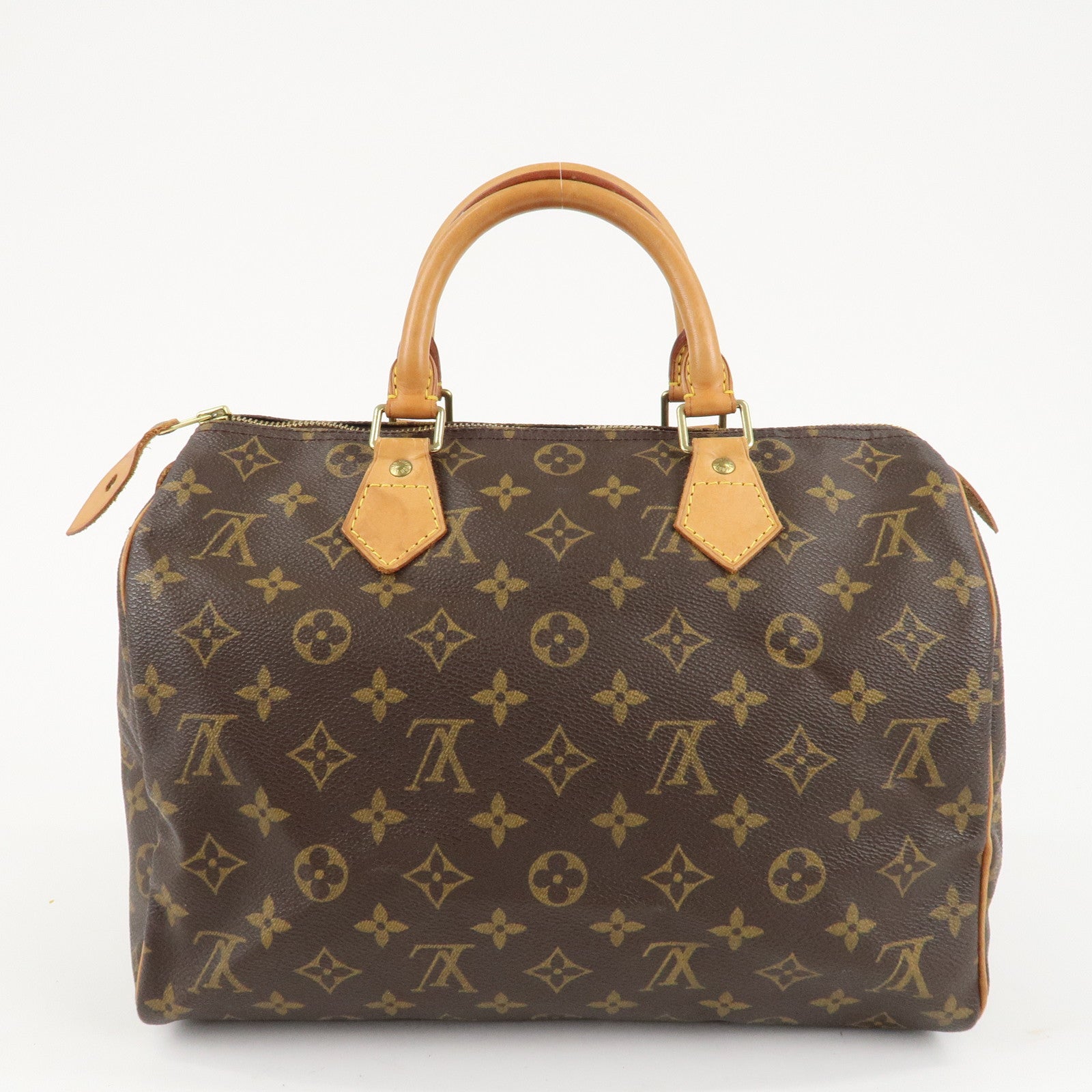 Louis Vuitton Monogram Speedy 30 Hand Bag Boston Bag M41526 Used