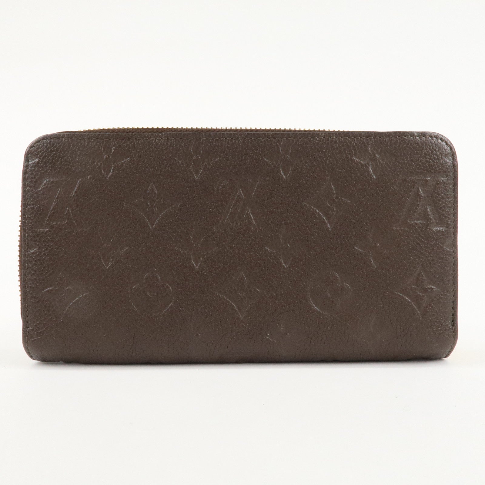 Louis Vuitton Monogram Empreinte Zippy Wallet Brown M60548