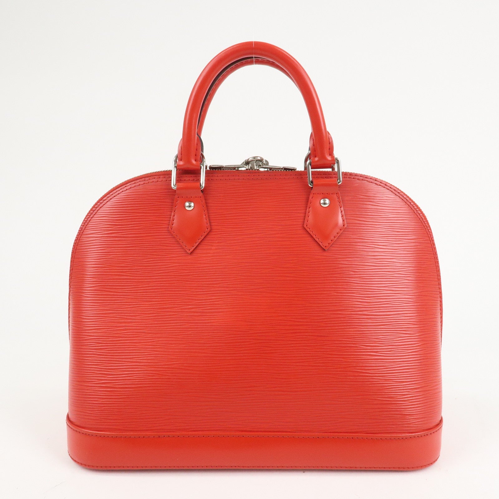 Louis Vuitton Epi Alma PM Hand Bag Coquelicot Red M41154