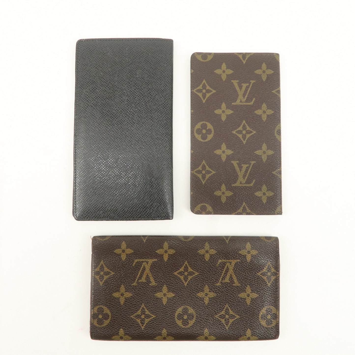 Louis Vuitton Set of 3 Card Case Wallet M33401 M56340 M61818