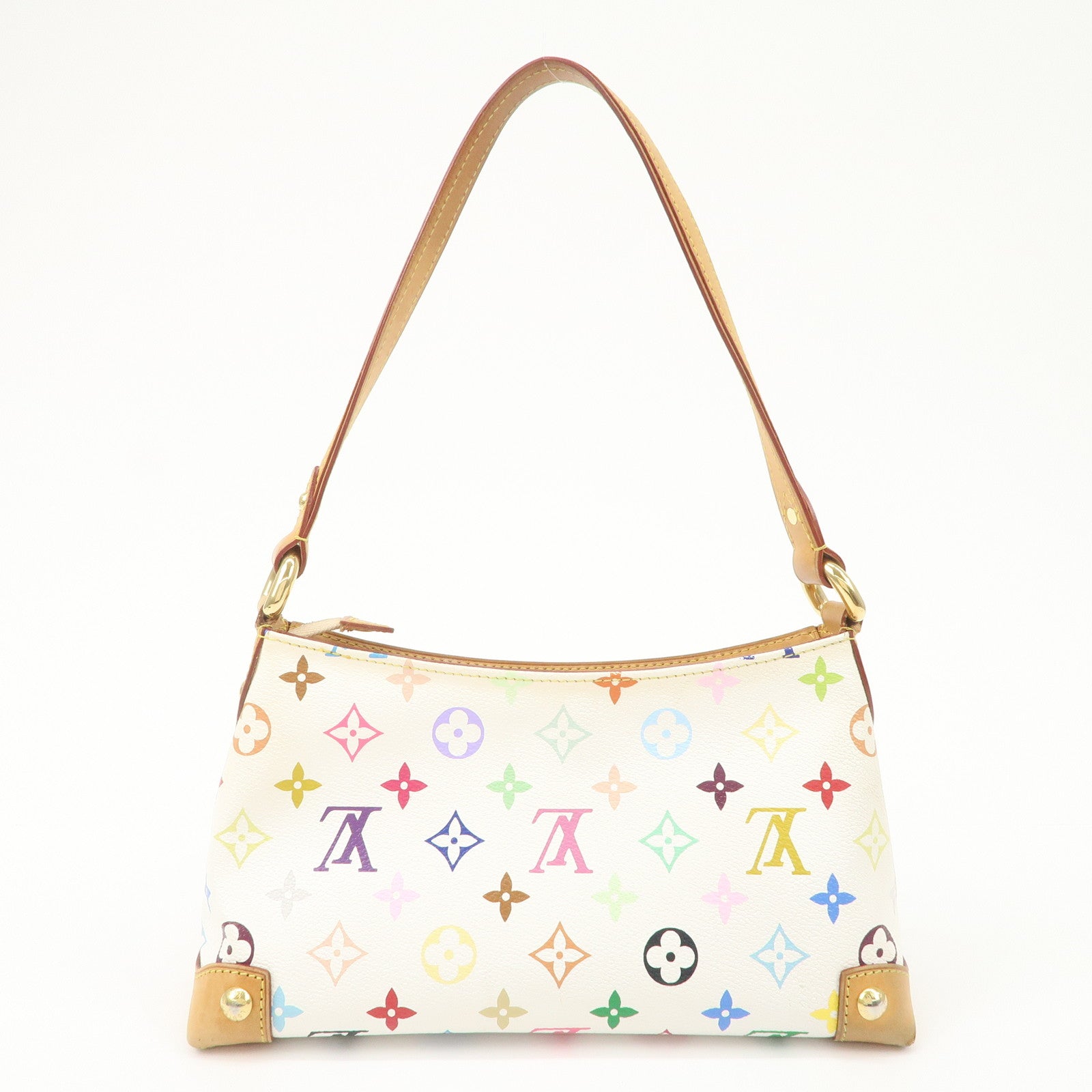 Louis Vuitton Monogram Multicolor Eliza Shoulder Bag Blanc M40098 Used