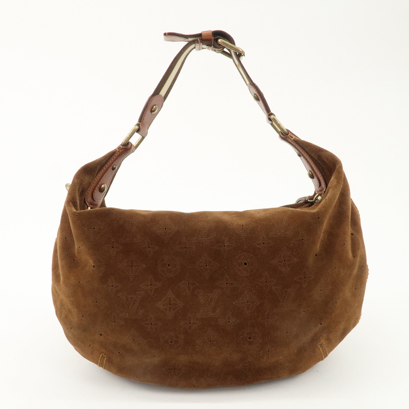 Louis Vuitton Monogram Suede Onata GM Shoulder Bag M95120 Used