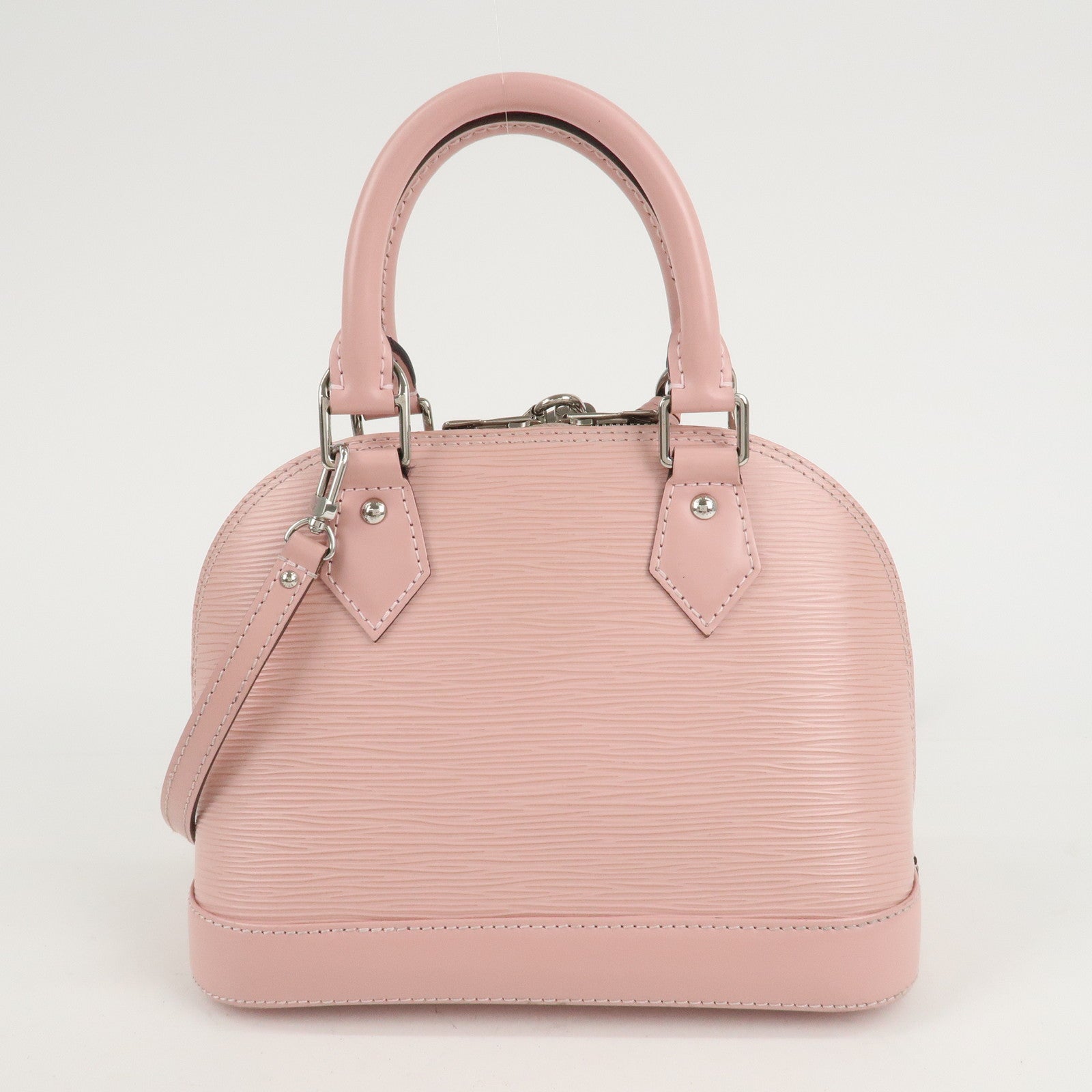 Louis Vuitton Epi Alma BB 2Way Hand Bag Rose Ballerine M41327