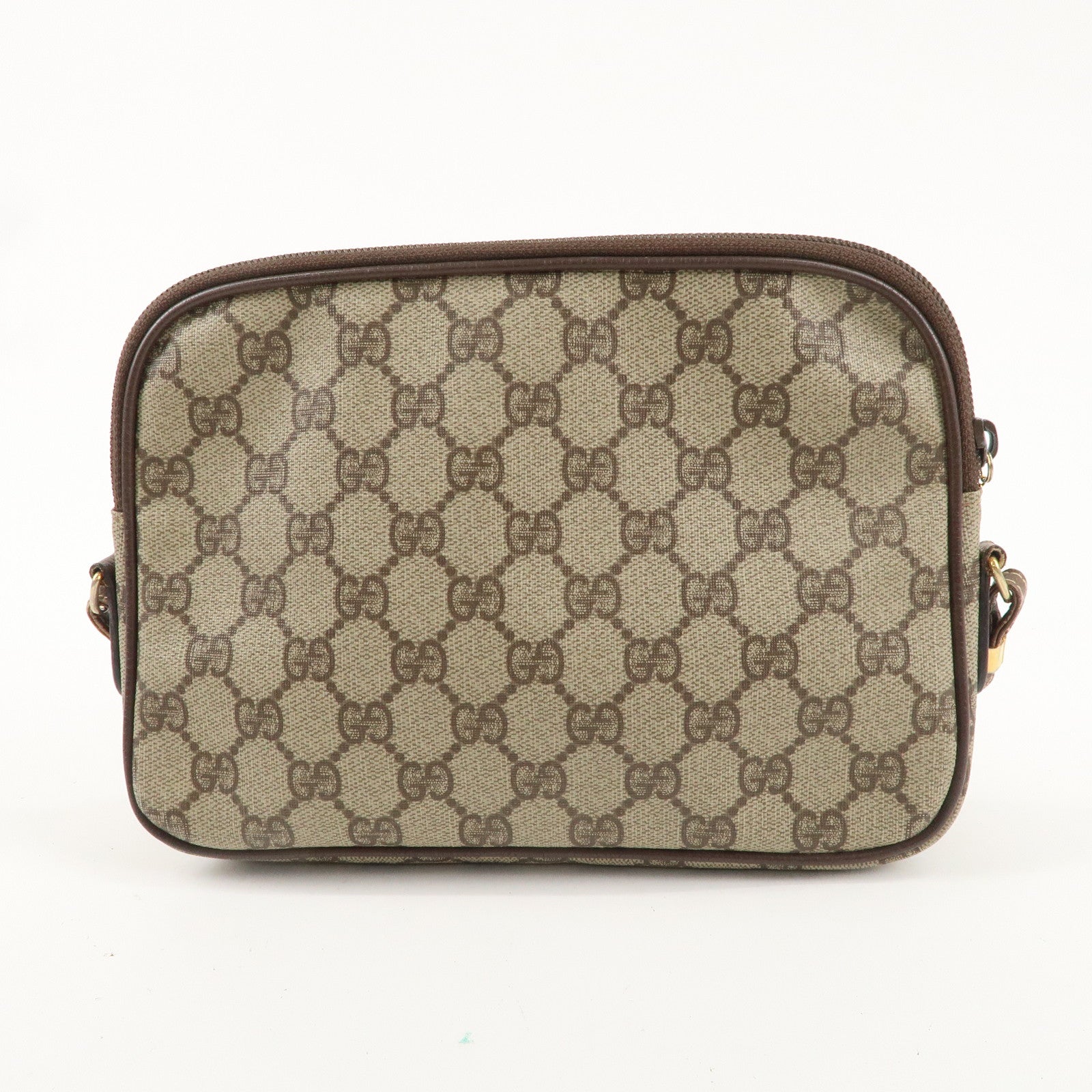 GUCCI Old Gucci GG Plus Leather Shoulder Bag 007.115.6428