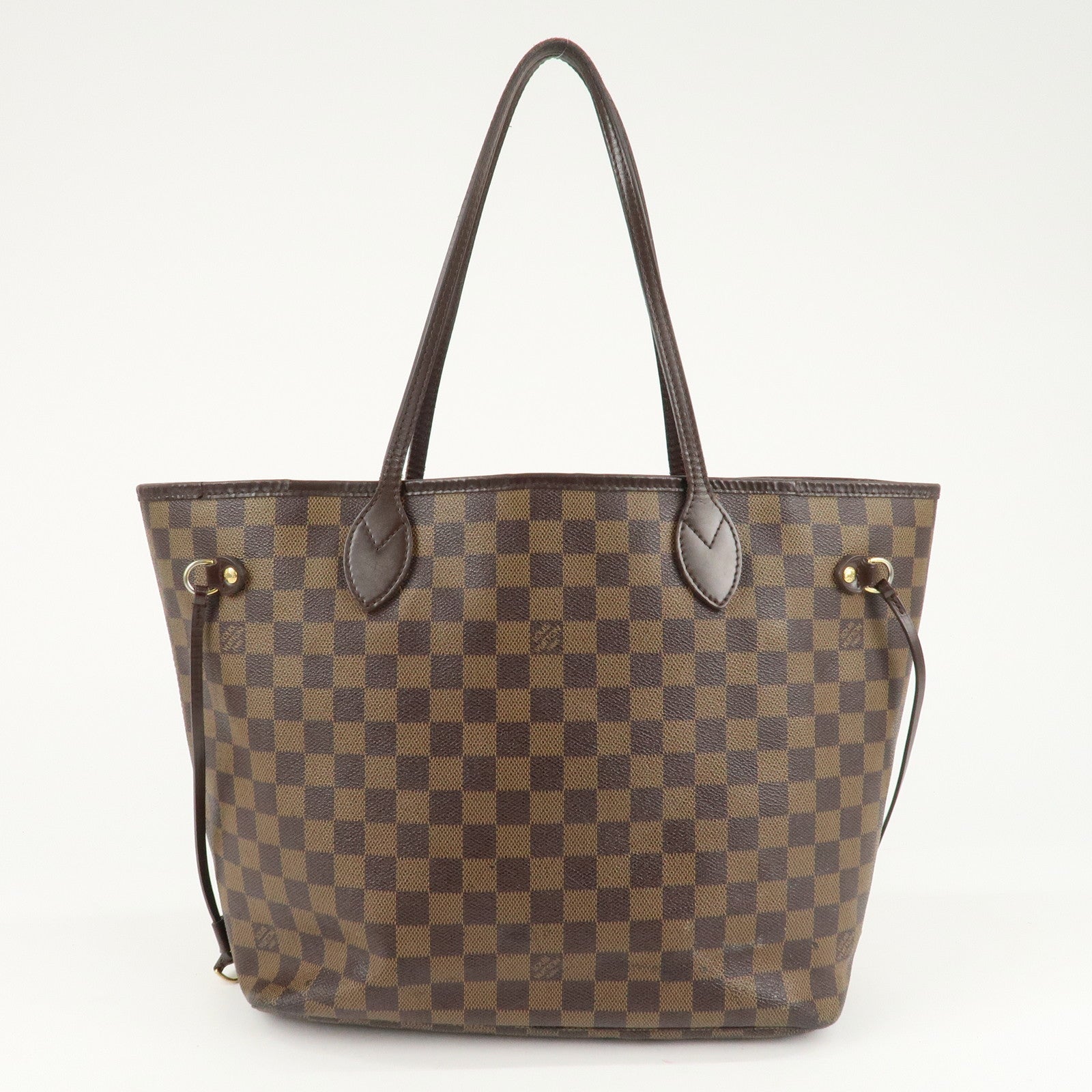 Louis Vuitton Damier Neverfull MM Tote Bag Damier Ebene N51105