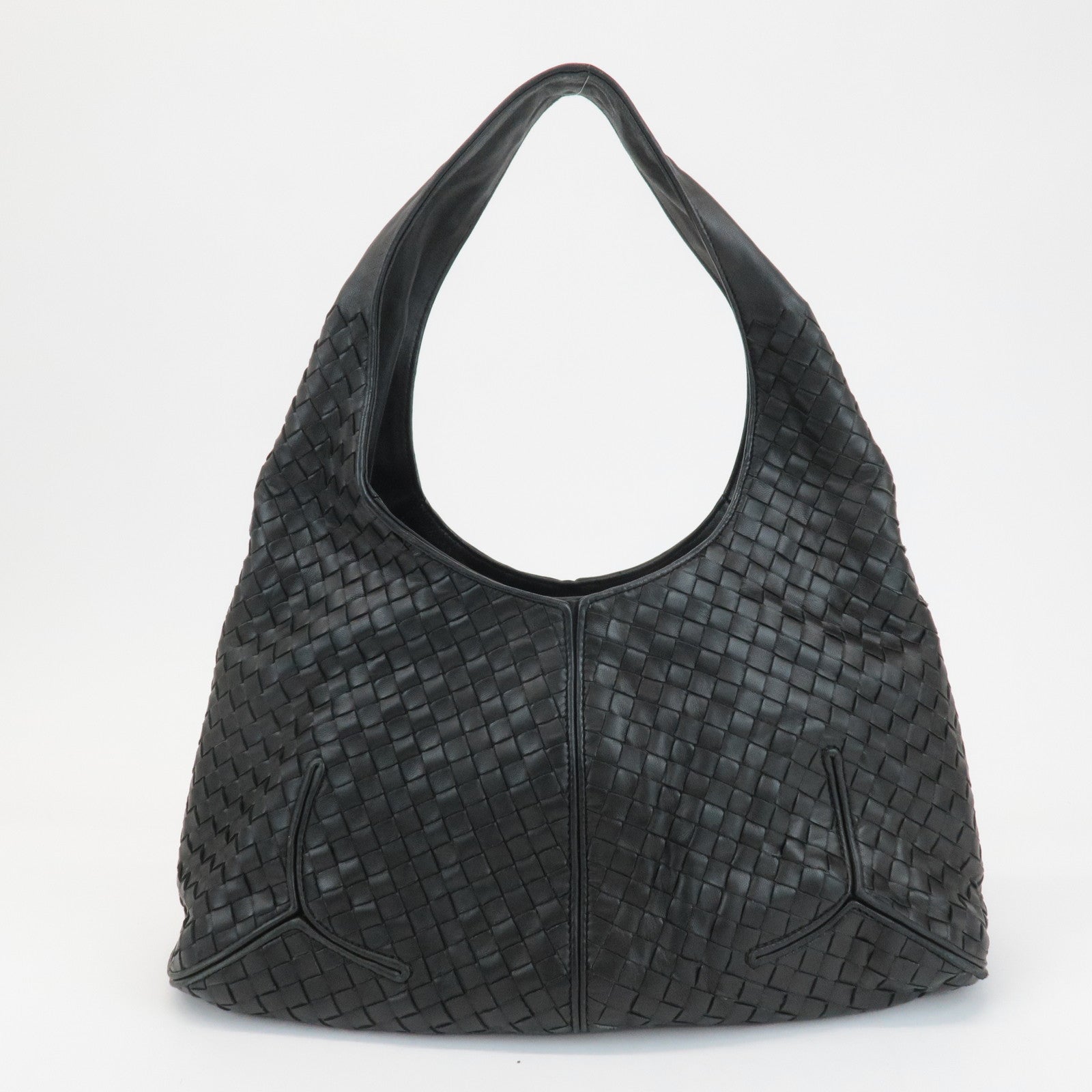 BOTTEGA VENETA Intrecciato Leather One-Shoulder Bag 145552