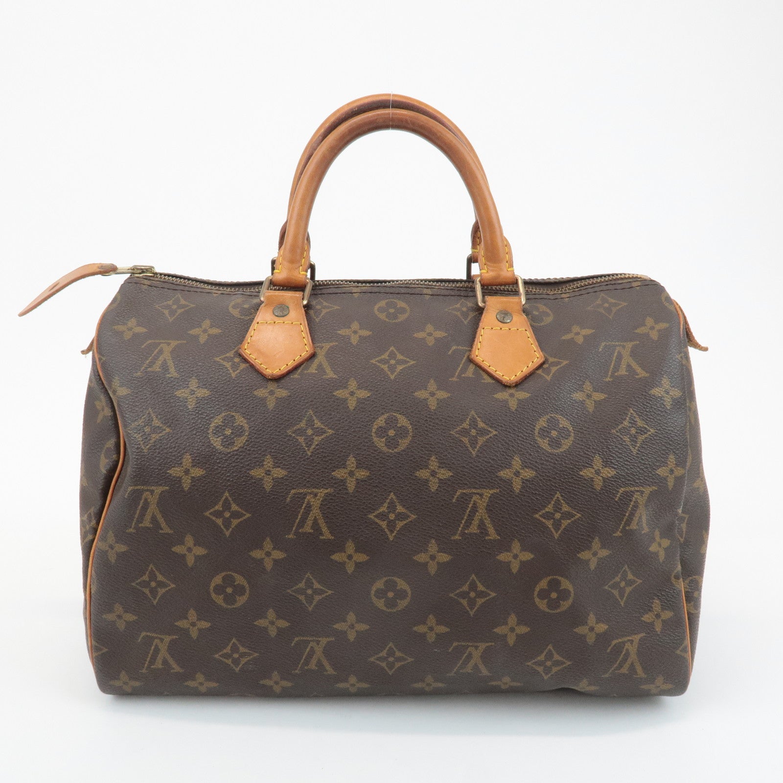 Louis Vuitton Monogram Speedy 30 Hand Bag Boston Bag M41526 Used