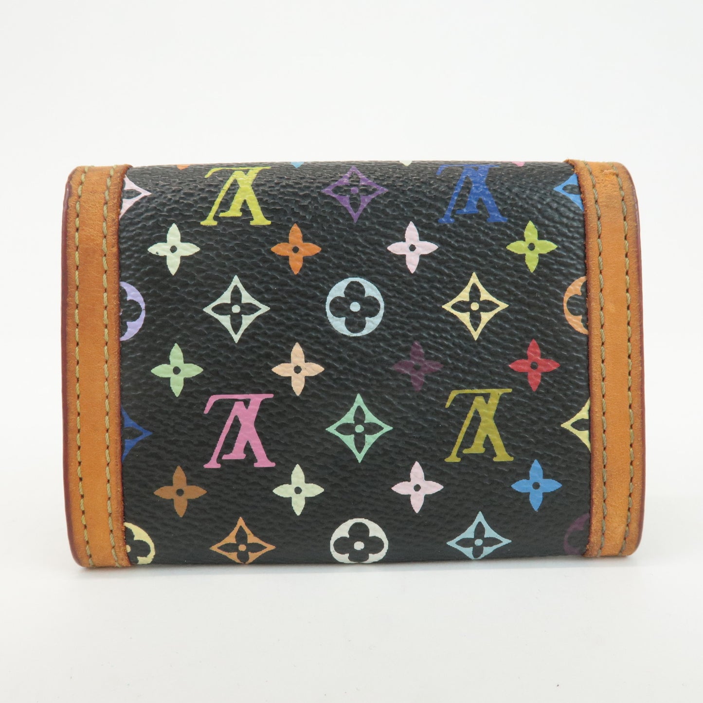 Louis Vuitton Multi Color Porte Monnaie Plat Coin Case M92656