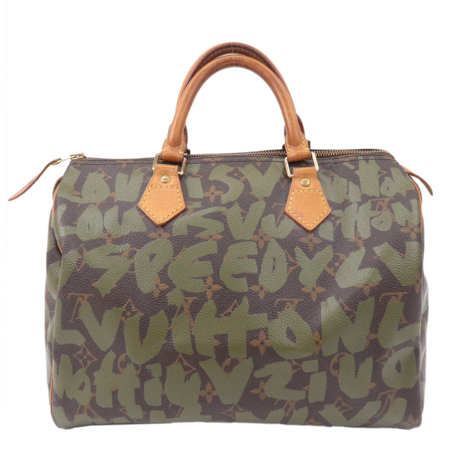 Louis Vuitton Monogram Graffiti Speedy 30 - Brown Handle Bags