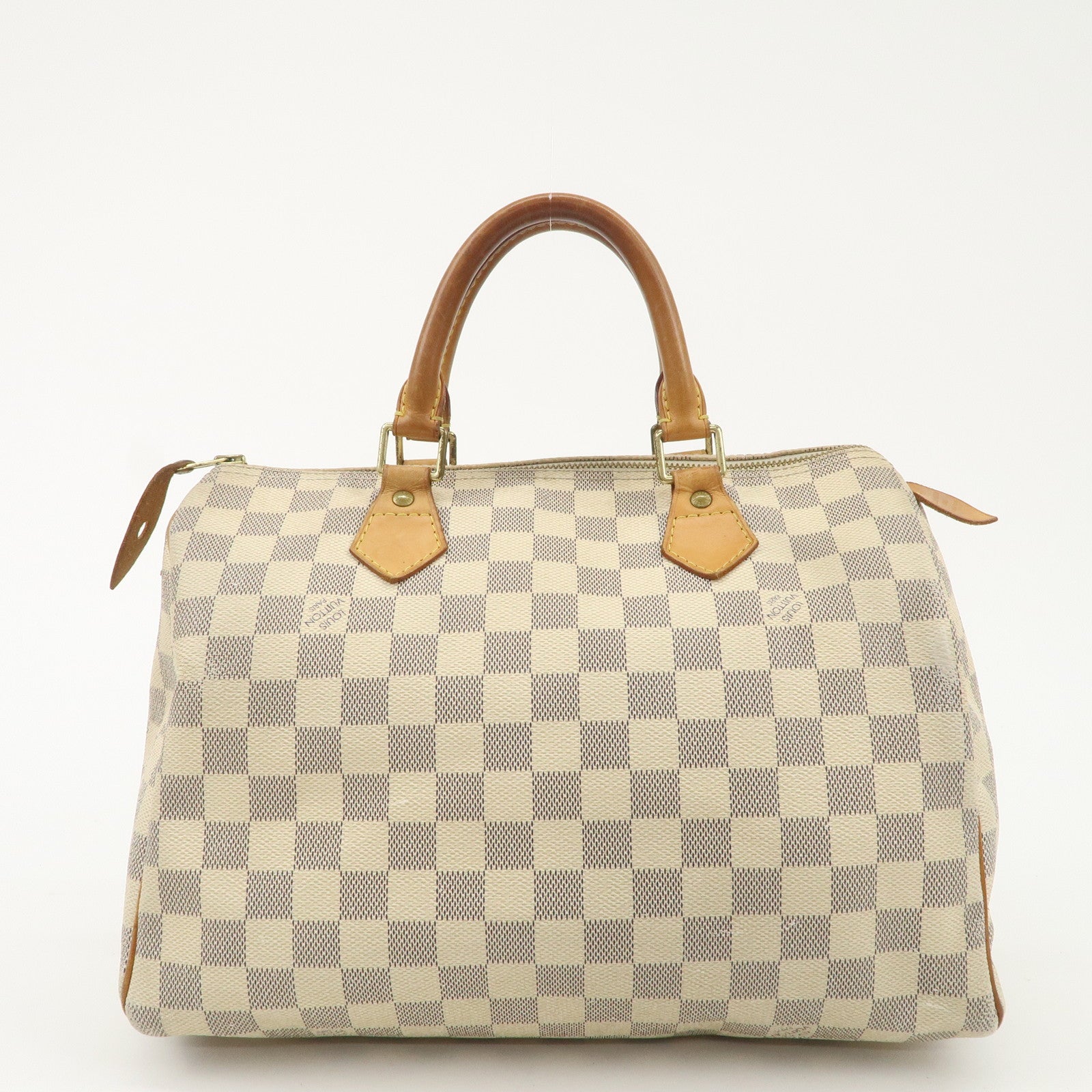 Louis Vuitton Damier Azur Speedy 30 Hand Bag Boston Bag N41533 Used