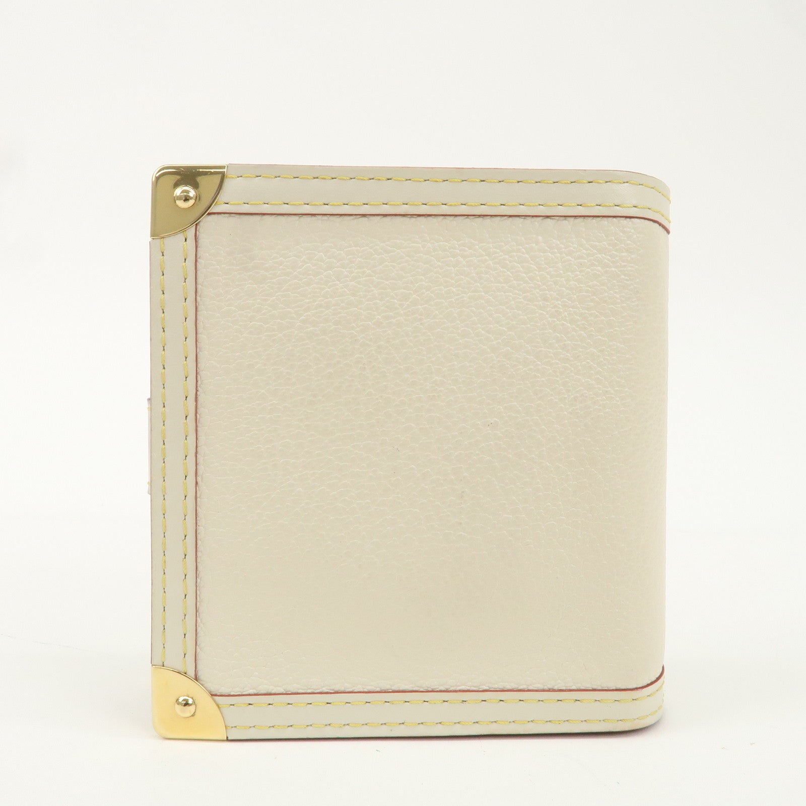 Louis Vuitton Suhali Compact Zip Bi-fold Wallet Blanc M91831