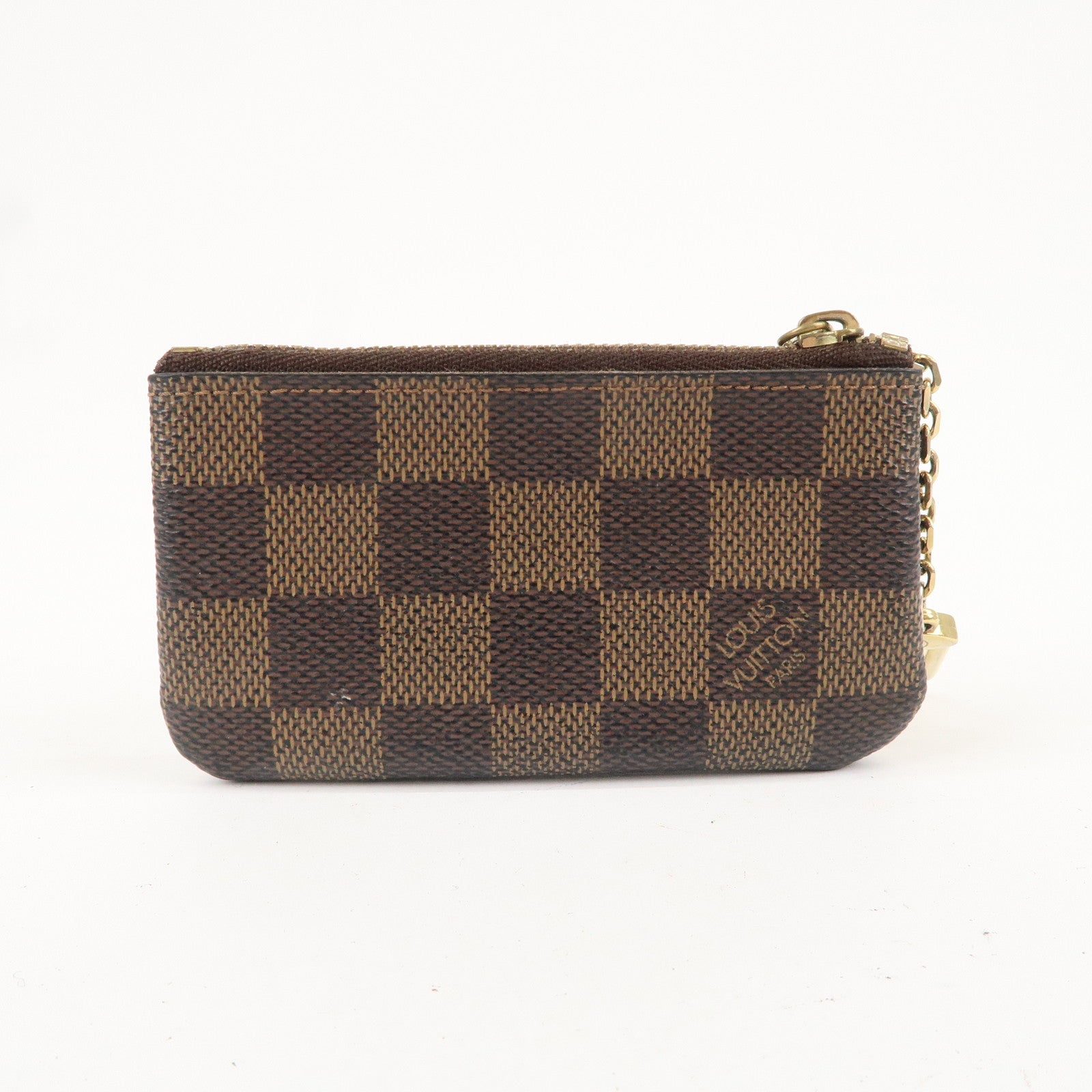 Louis Vuitton Damier Pochette Cles Coin Case Brown N62658