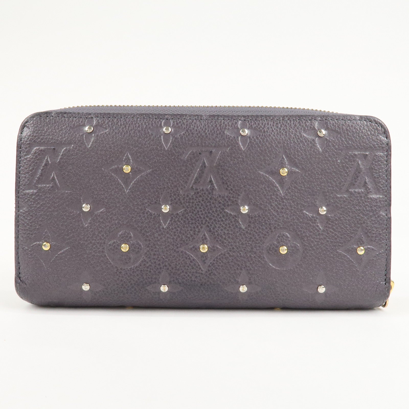 Louis Vuitton Empreinte Zippy Studs Wallet Gris Silver M62209