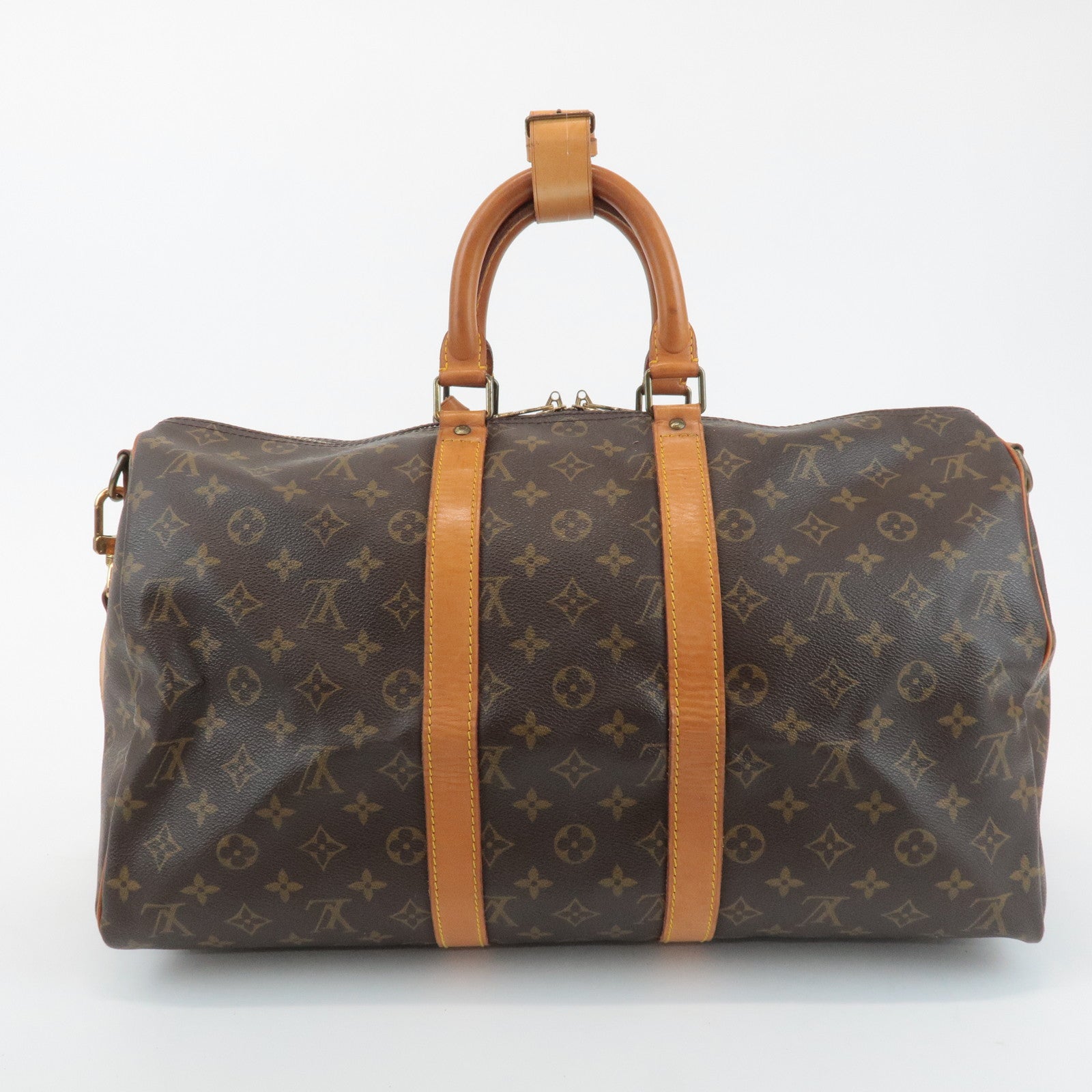 Louis Vuitton Monogram Keep All Bandouliere 45 Boston Bag M41418