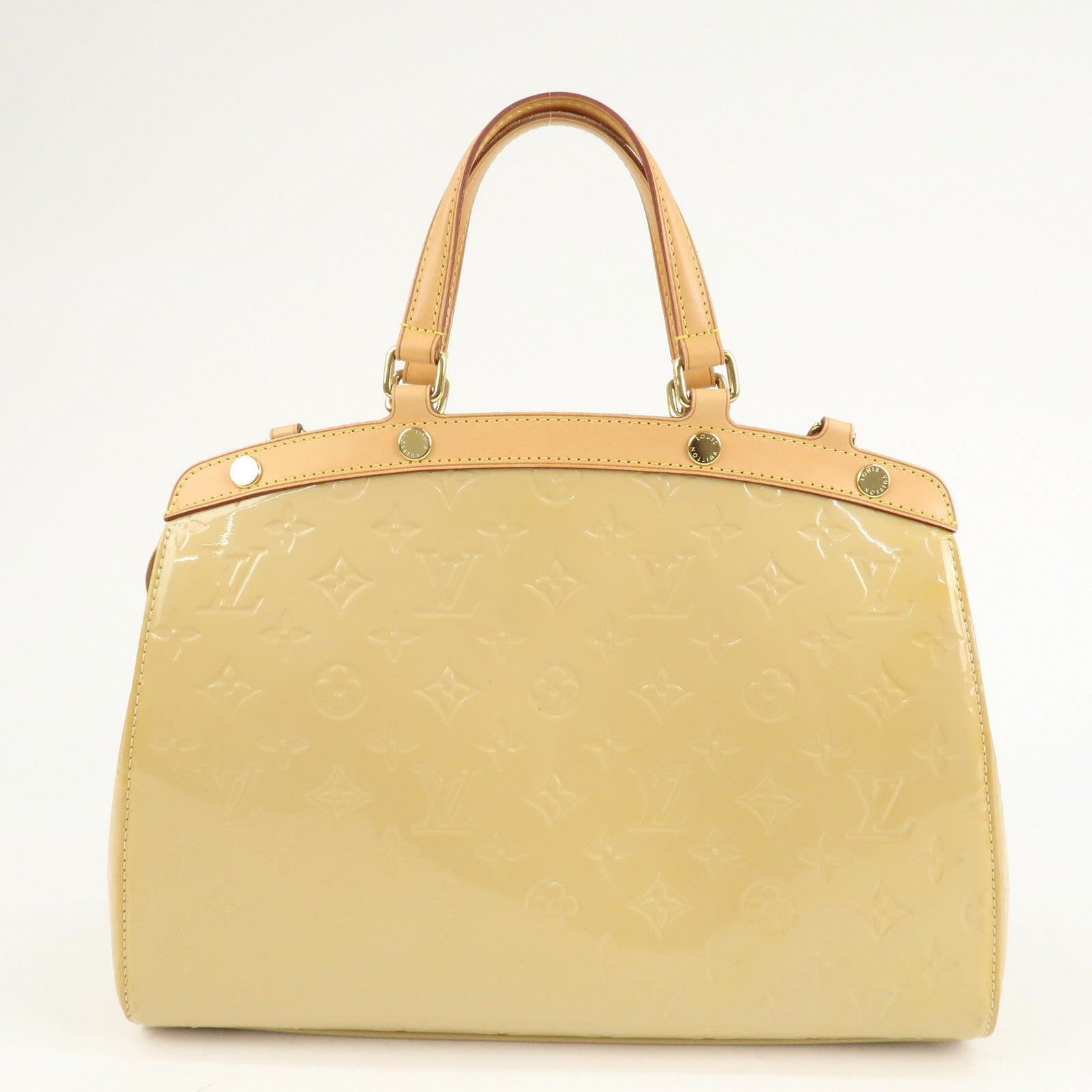 Louis Vuitton Monogram Vernis Blair MM Hand Bag Citrine M90108