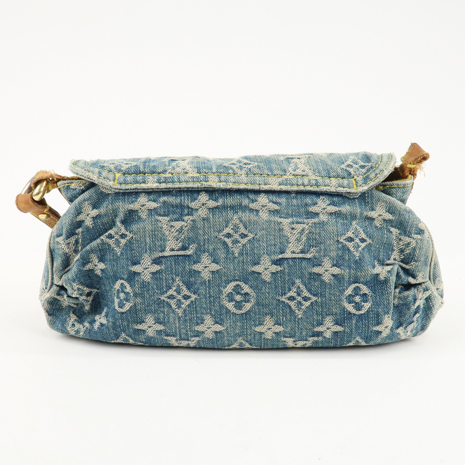 Louis Vuitton Monogram Denim Mini Pleaty Shoulder Bag M95050