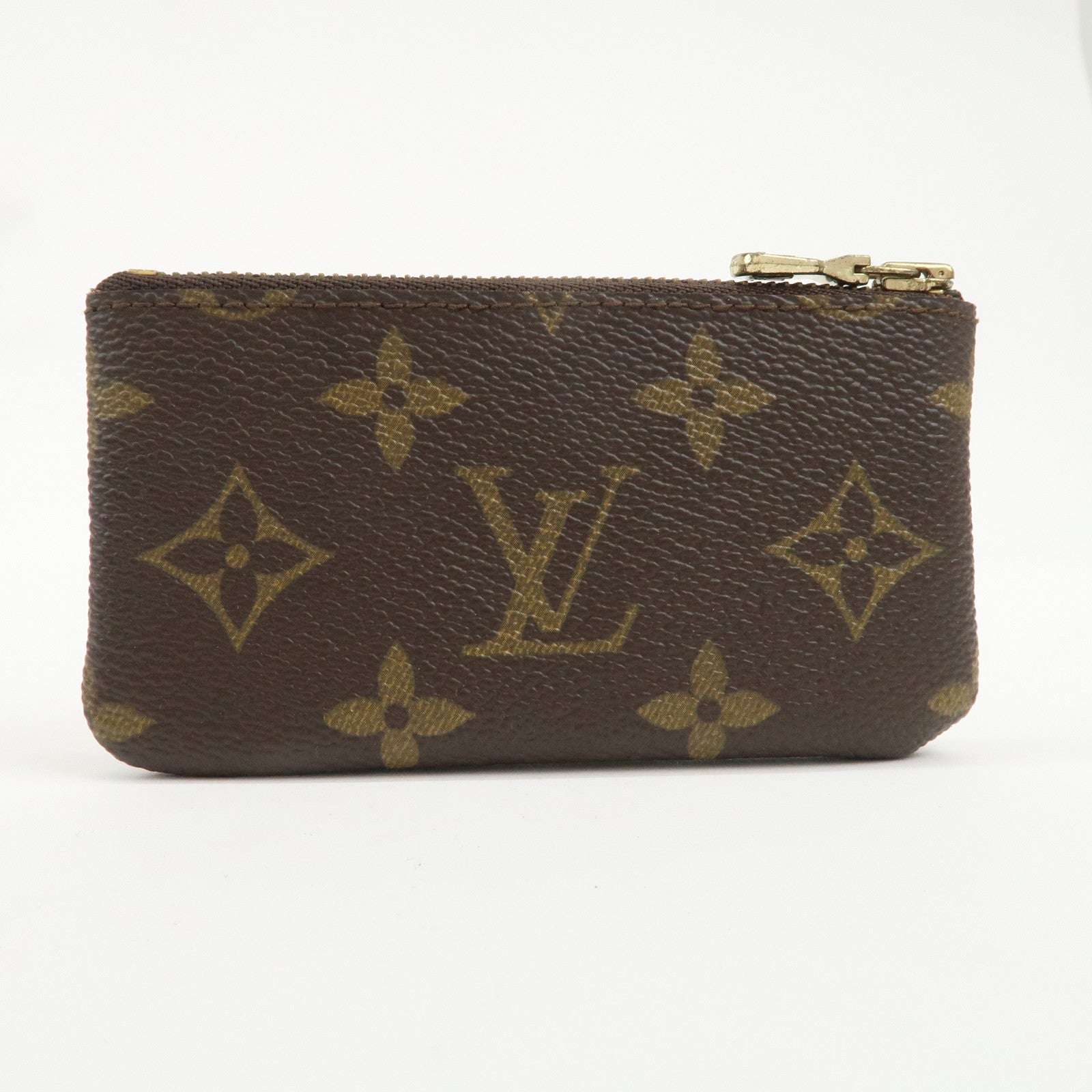 Louis Vuitton Monogram Pochette Cles Coin Case Key Case  M62650