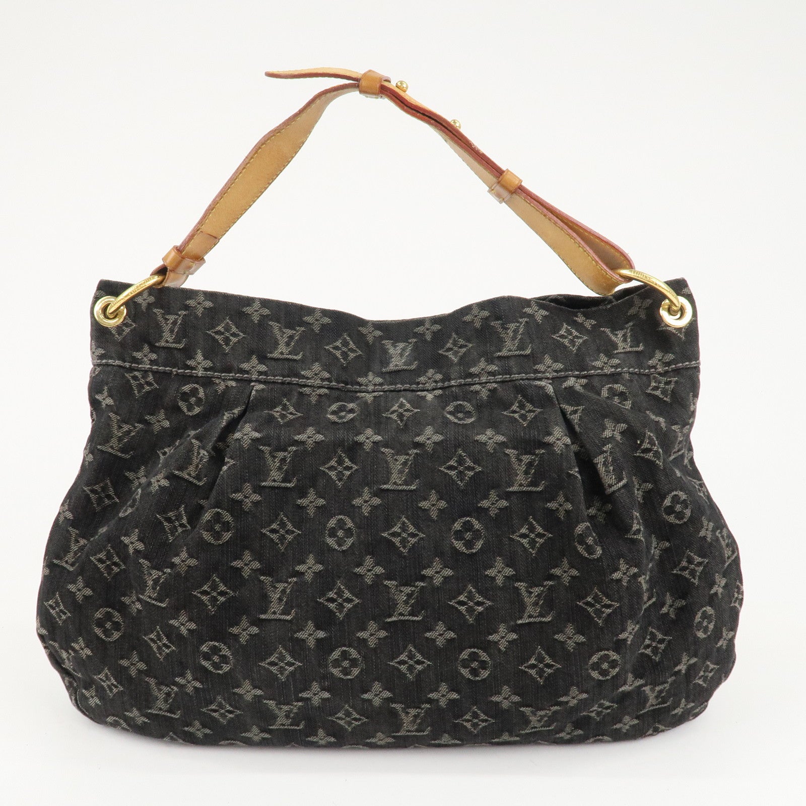 Louis Vuitton Monogram Denim Daily PM Shoulder Bag Noir M40494