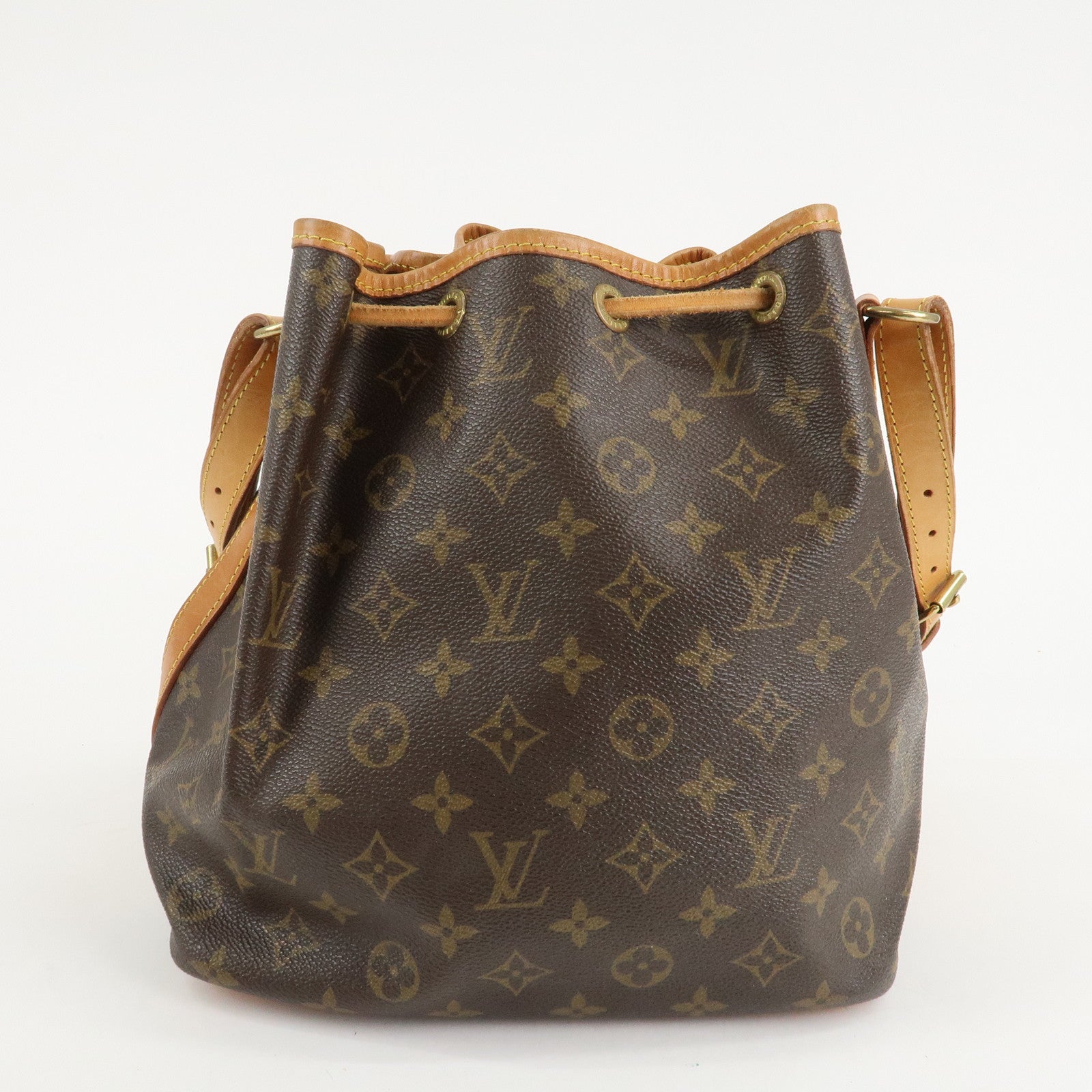 Louis Vuitton Monogram Petit Noe Shoulder Bag Brown M42226 Used