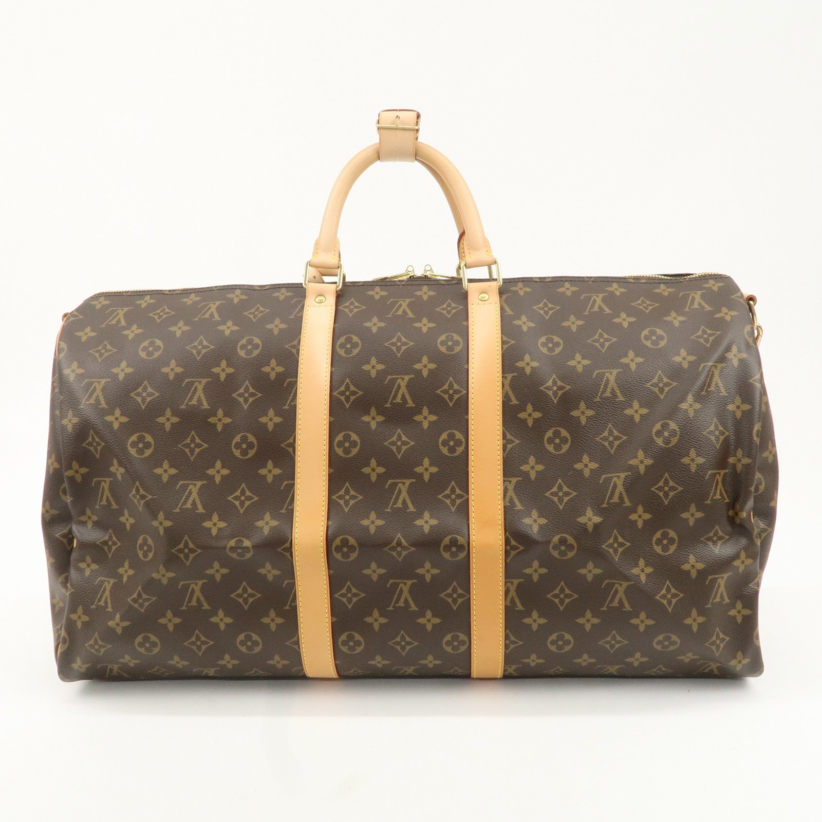 Louis Vuitton Monogram Keep All Bandouliere 55 Boston Bag M41414